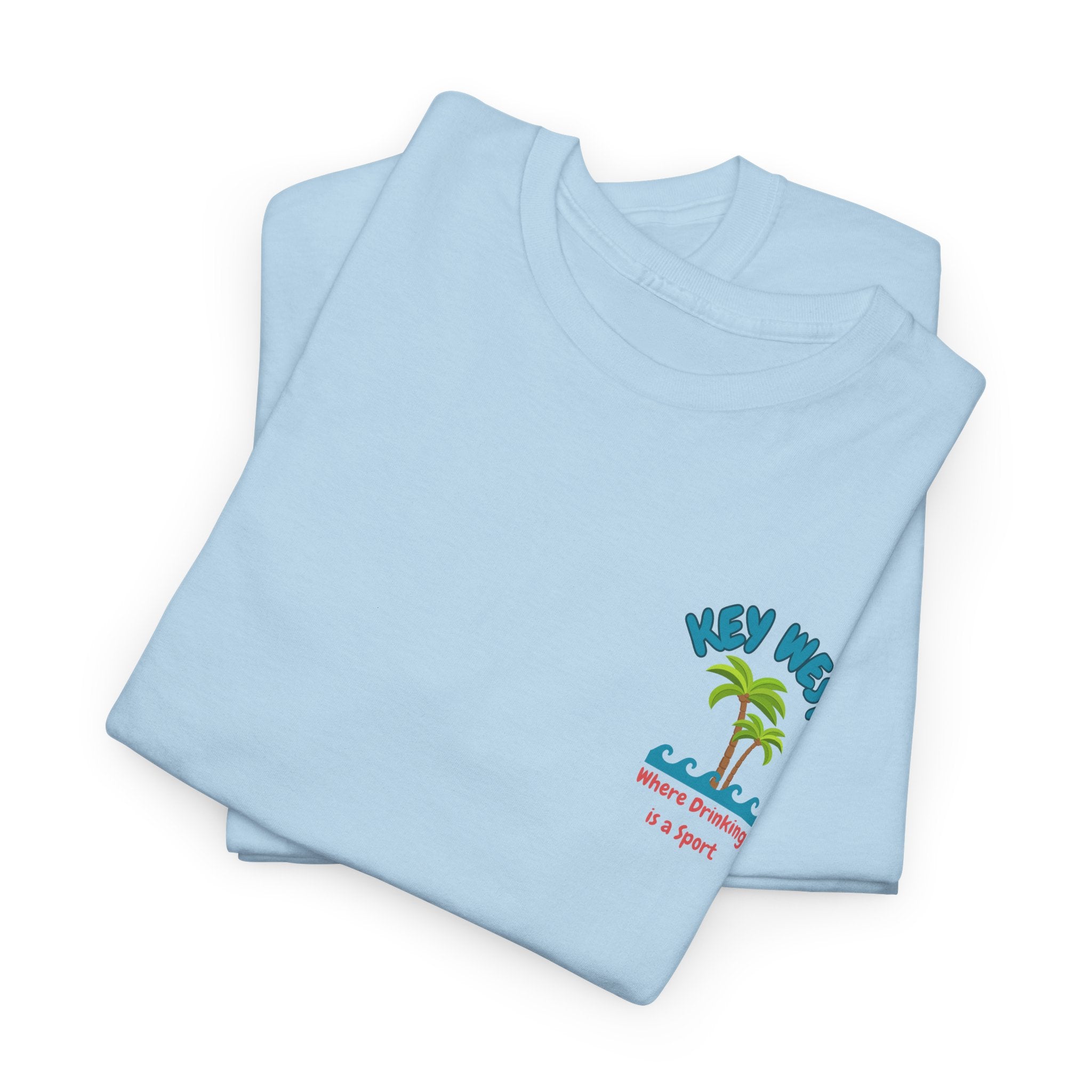 Funny Drinking is a Sport - 'Key West' Graphic Tee, Travel Shirt, Casual Wear, Beach Apparel, Summer Outfit
