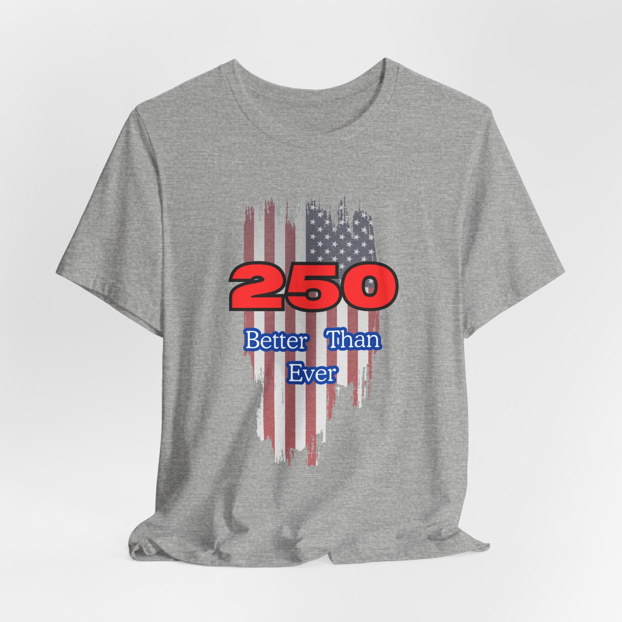 Celebrate USA's 250th Birthday with this Patriotic: Unisex Jersey Tee for Holidays, Fun Events, Gifts, Casual Wear, Patriotic Celebrations