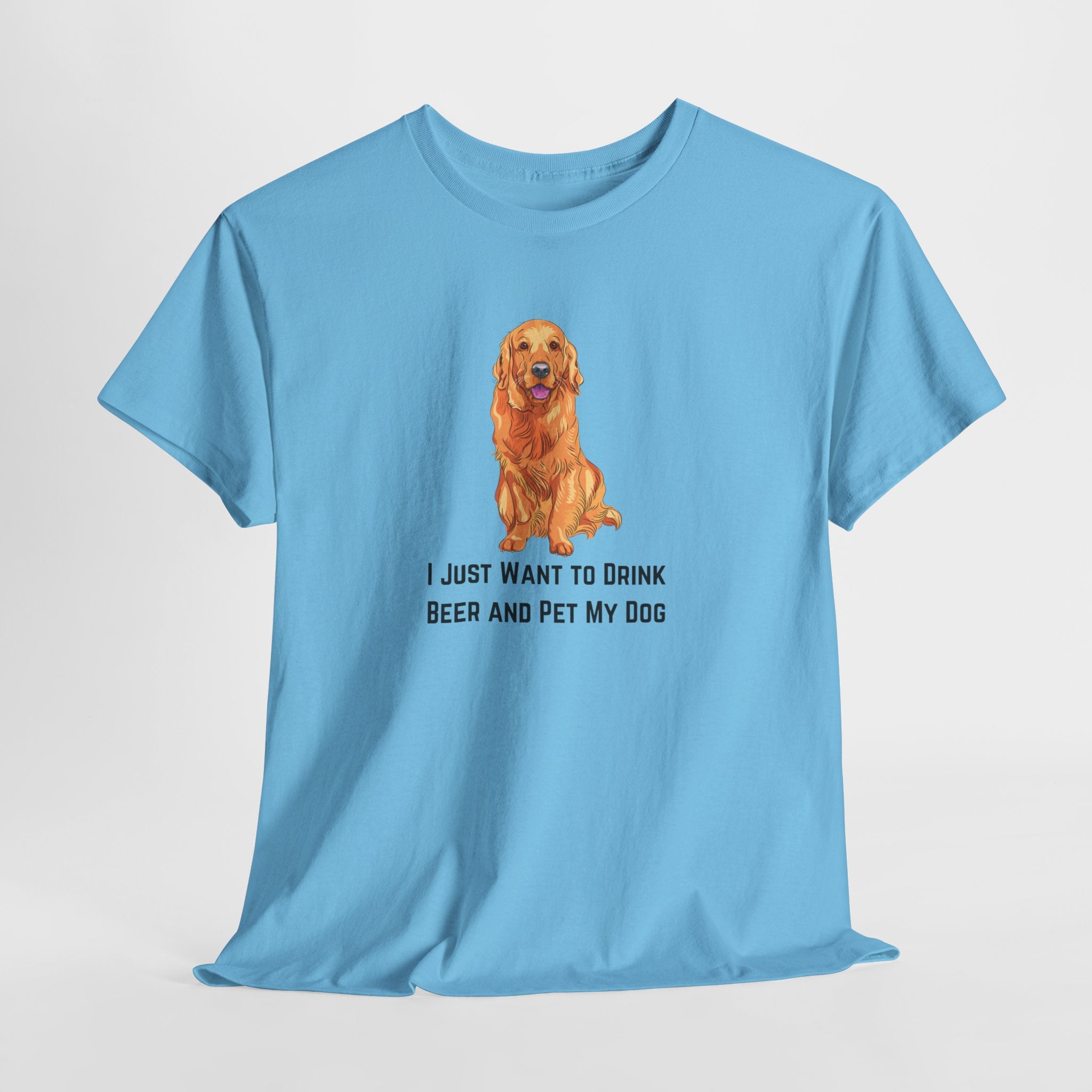 Funny Dog Lover Tee, I Just Want to Drink Beer and Pet My Dog Shirt, Perfect Gift for Dog Owners, Casual Wear for Pet Lovers, Great [...]