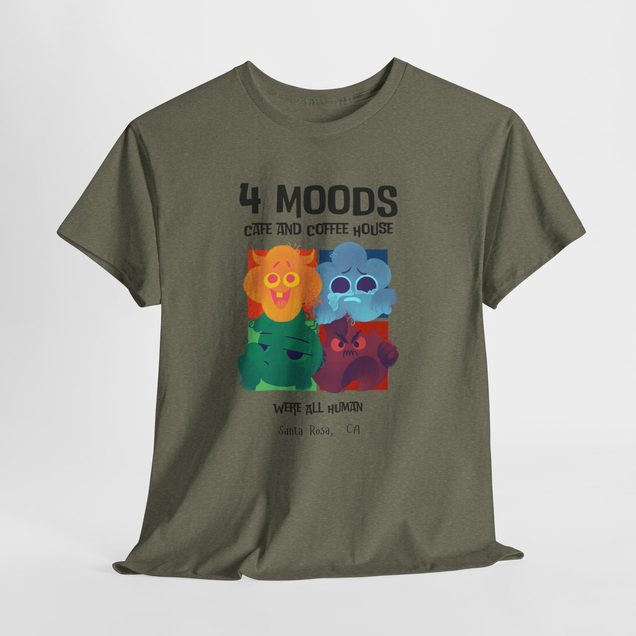 Coffee Lover T-Shirt - 4 Moods Cafe and Coffee House Santa Rosa, CA