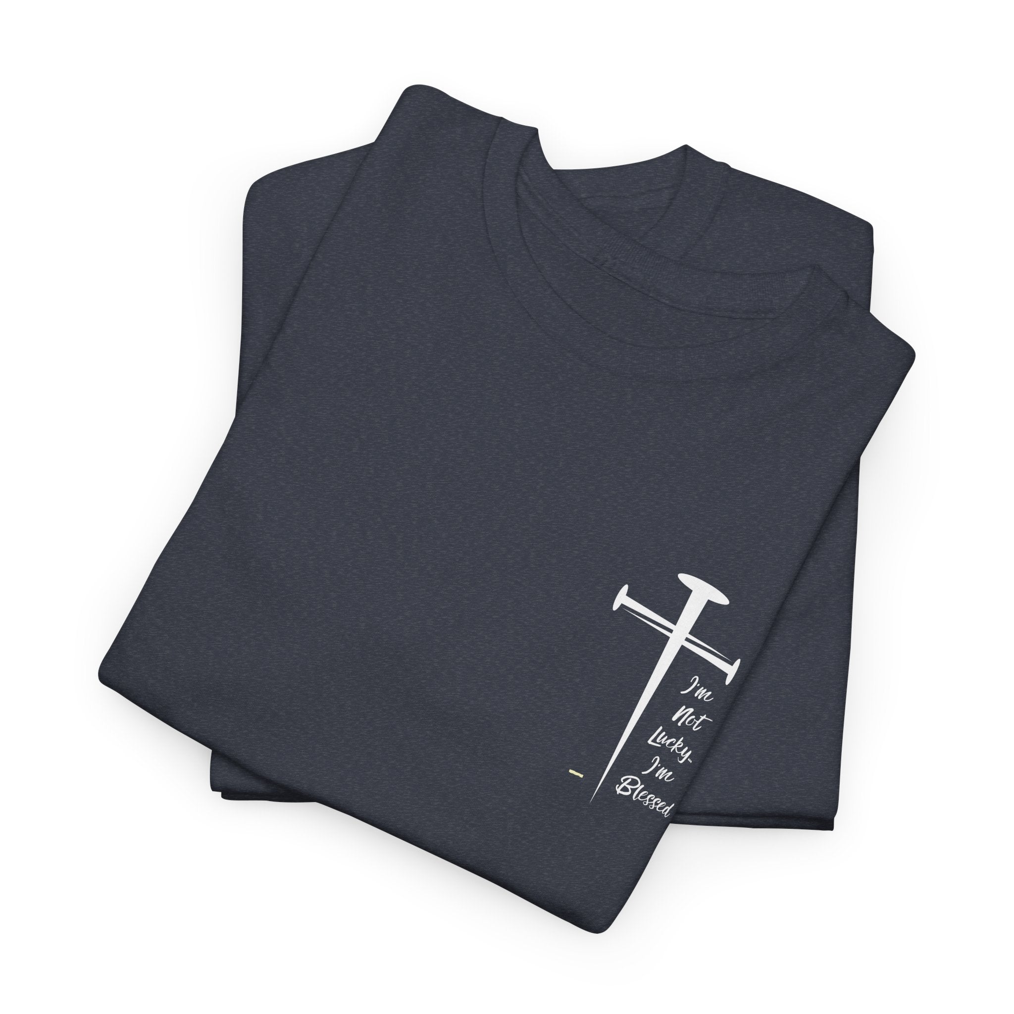 Faith Assertion Unisex Cotton Tee - I'm NOT Lucky...I'm Blessed Comfortable Everyday T-Shirt for All Occasions