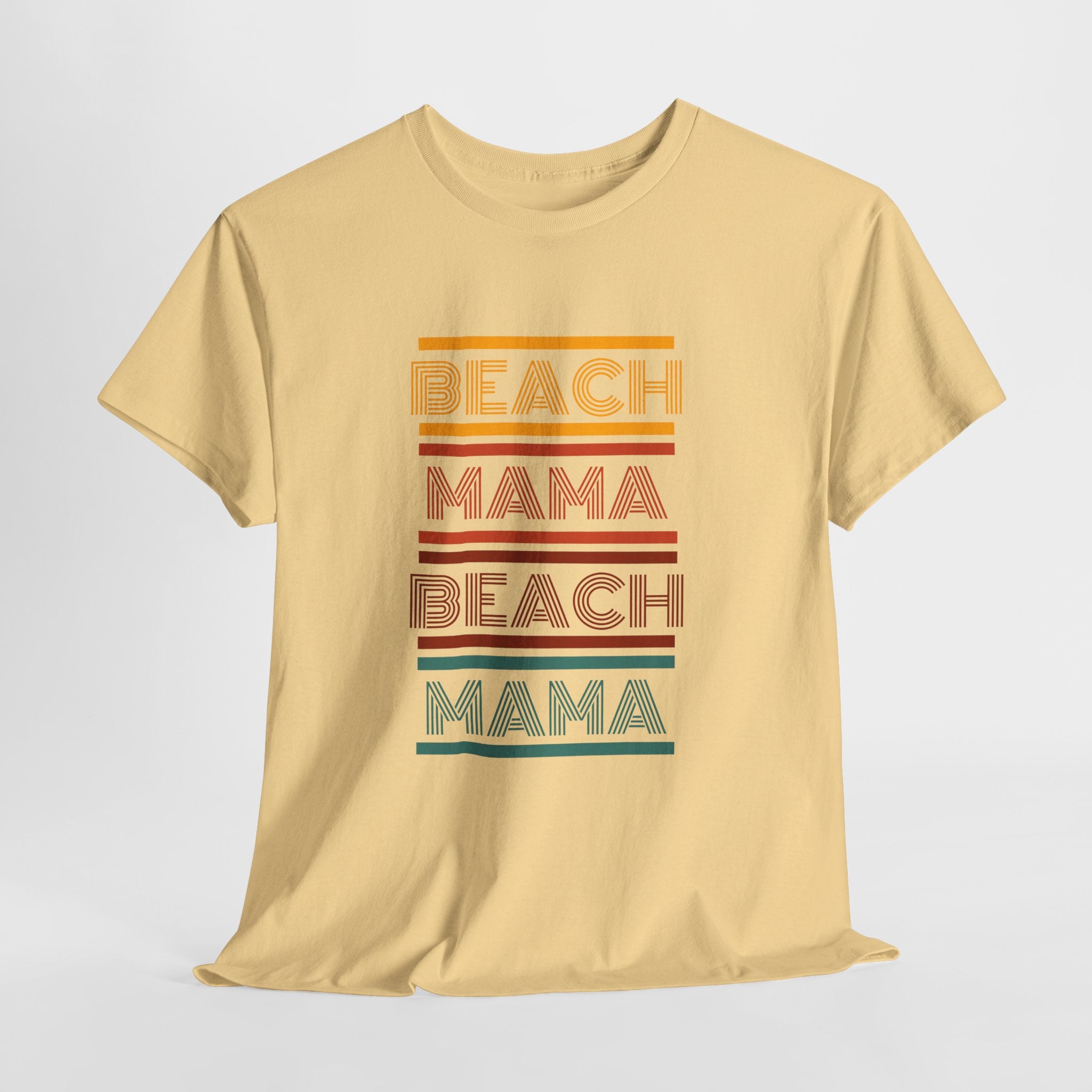 Grandma gets to show her Love for Sand and Salt Water too in this Fun Retro Beach Mama Tee shirt