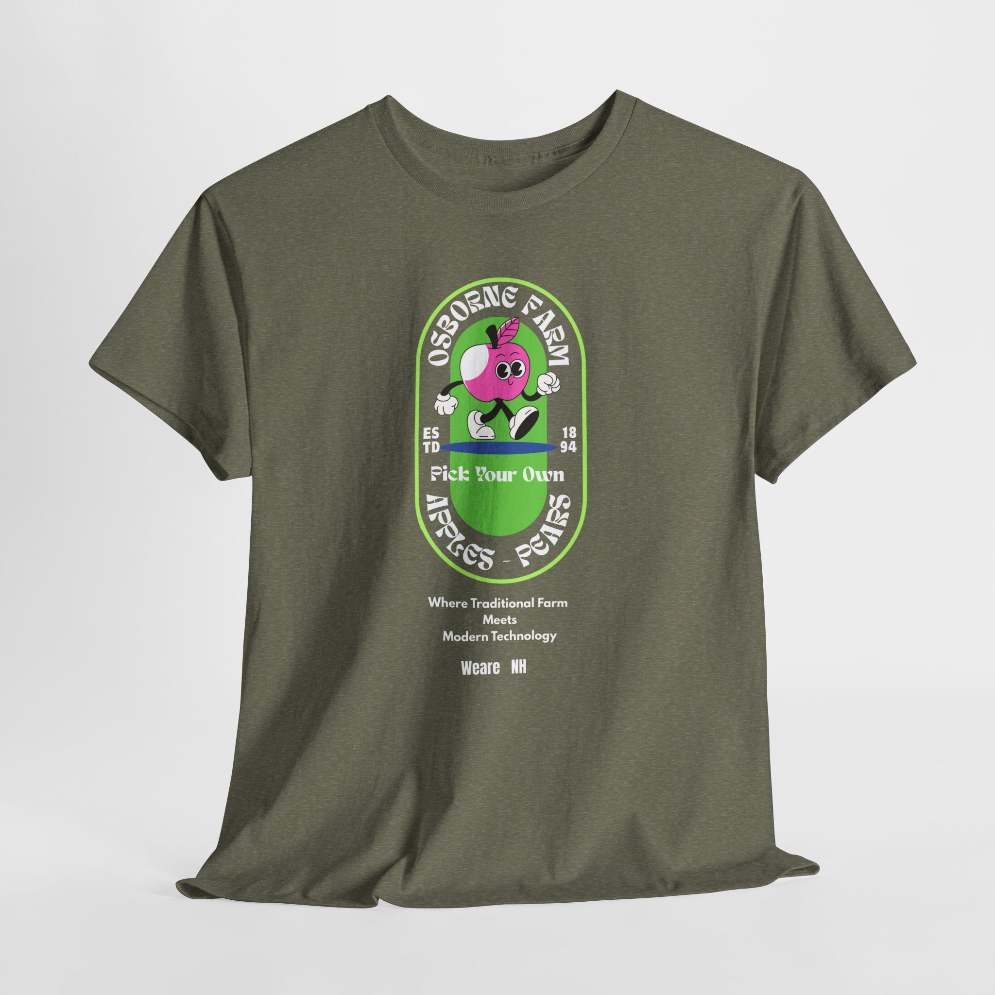 Iconic Osbourne Family Pick Your Own Farms - Weare NH Pick,  Unisex Heavy Cotton Tee