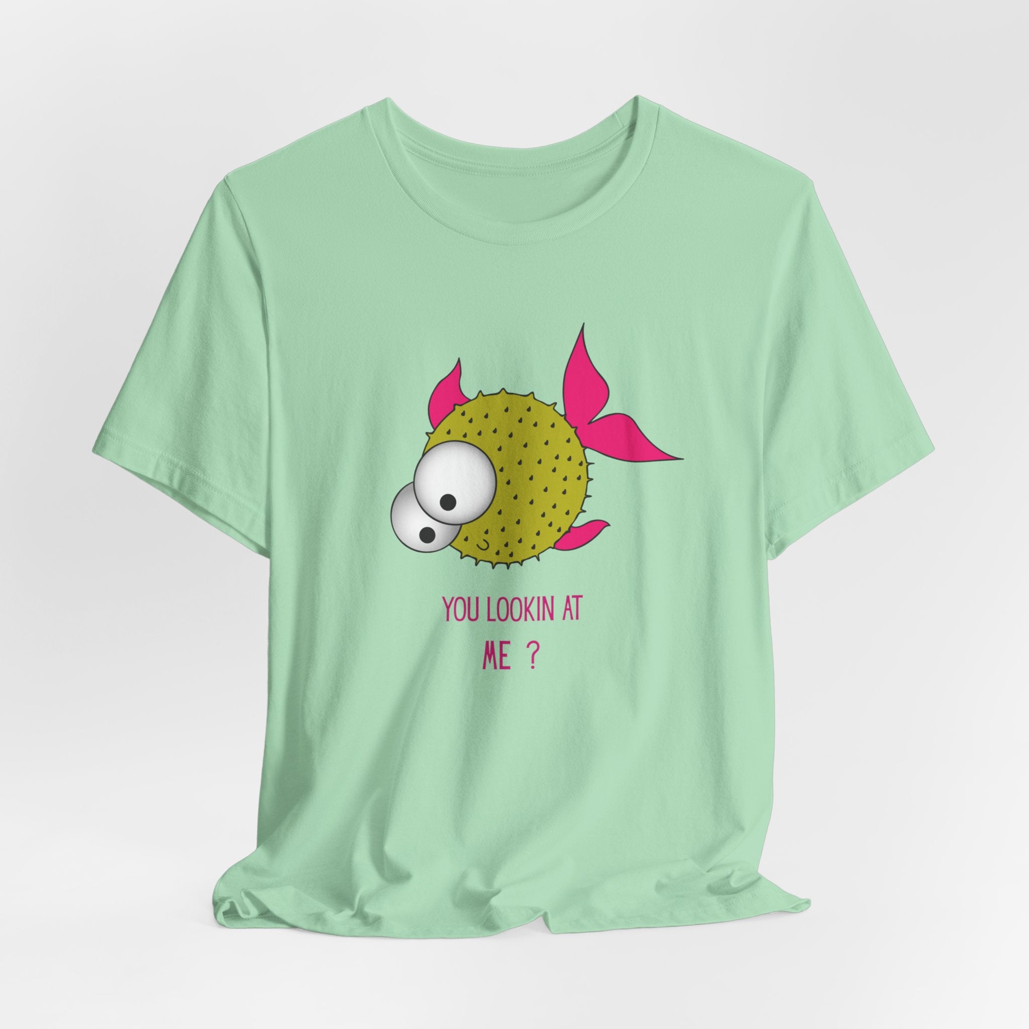 Whimsical and Fun Puffer Fish Tee - Fun Short Sleeve Shirt for Aquatic Lovers, Ideal for Gift Giving, Casual Wear, Summer Fashion, and Beach Days