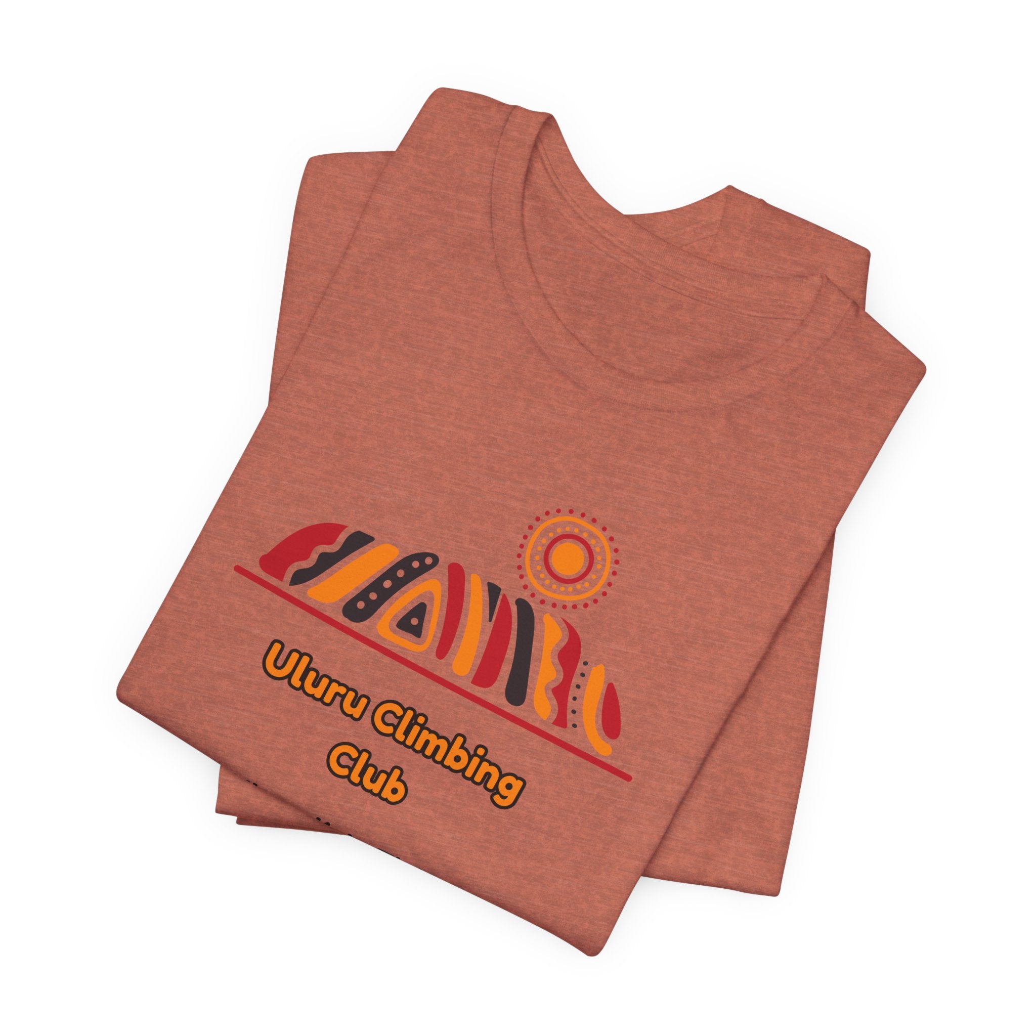 Uluru Climbing Club (Ayers Rock) North West Territory, Austrailia Unisex Heavy Cotton Tee | Adventure Shirt, Aussie Travel Tee, Nature Lover Gift, National Park Apparel, Eco-Friendly Unisex Tee