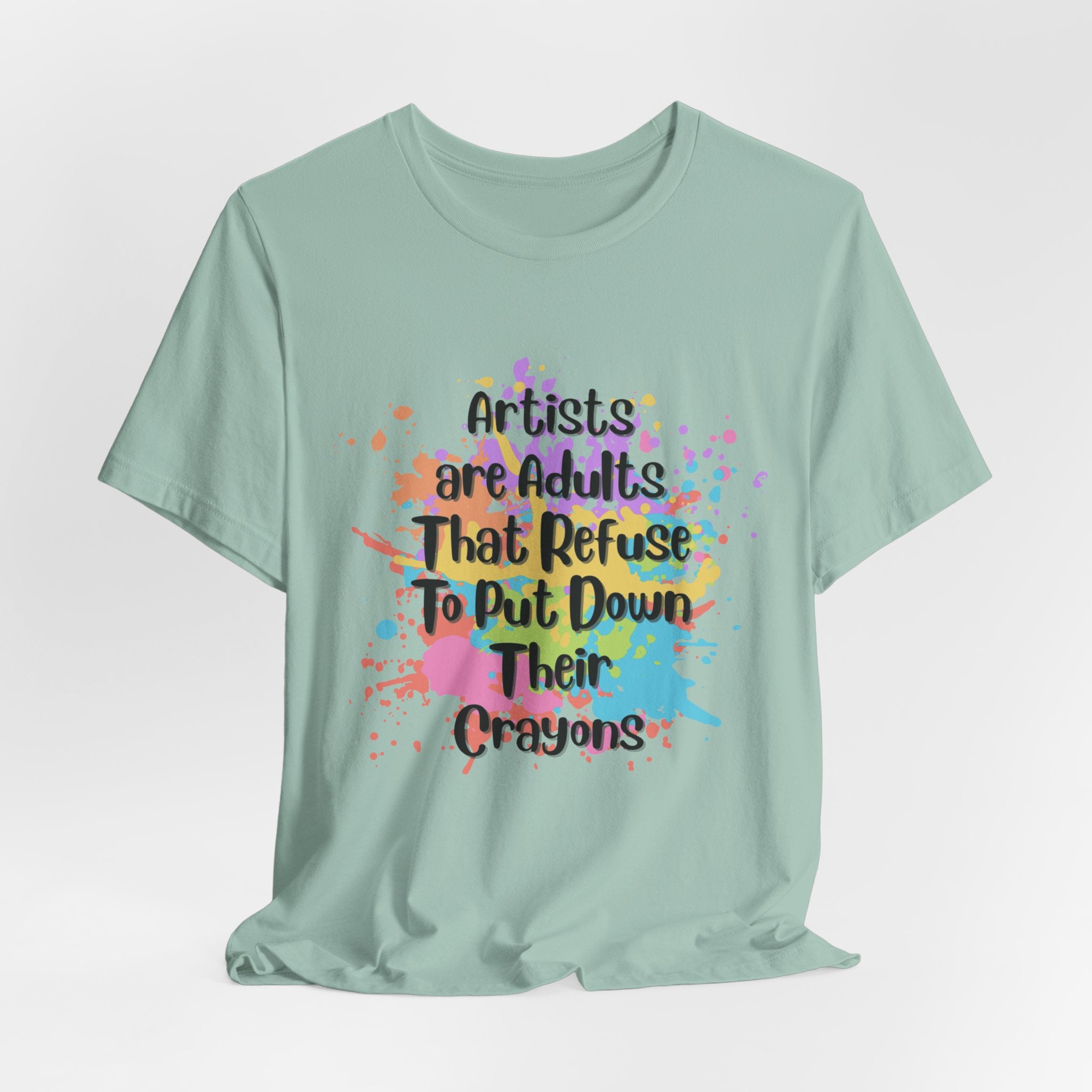 Fun Creative Artist Unisex Heavy Cotton Tee for Art Lovers, Gift for Artists, Quirky T-Shirt, Fun Casual Wear, Birthday Gift, Art Enthusiast Shirt