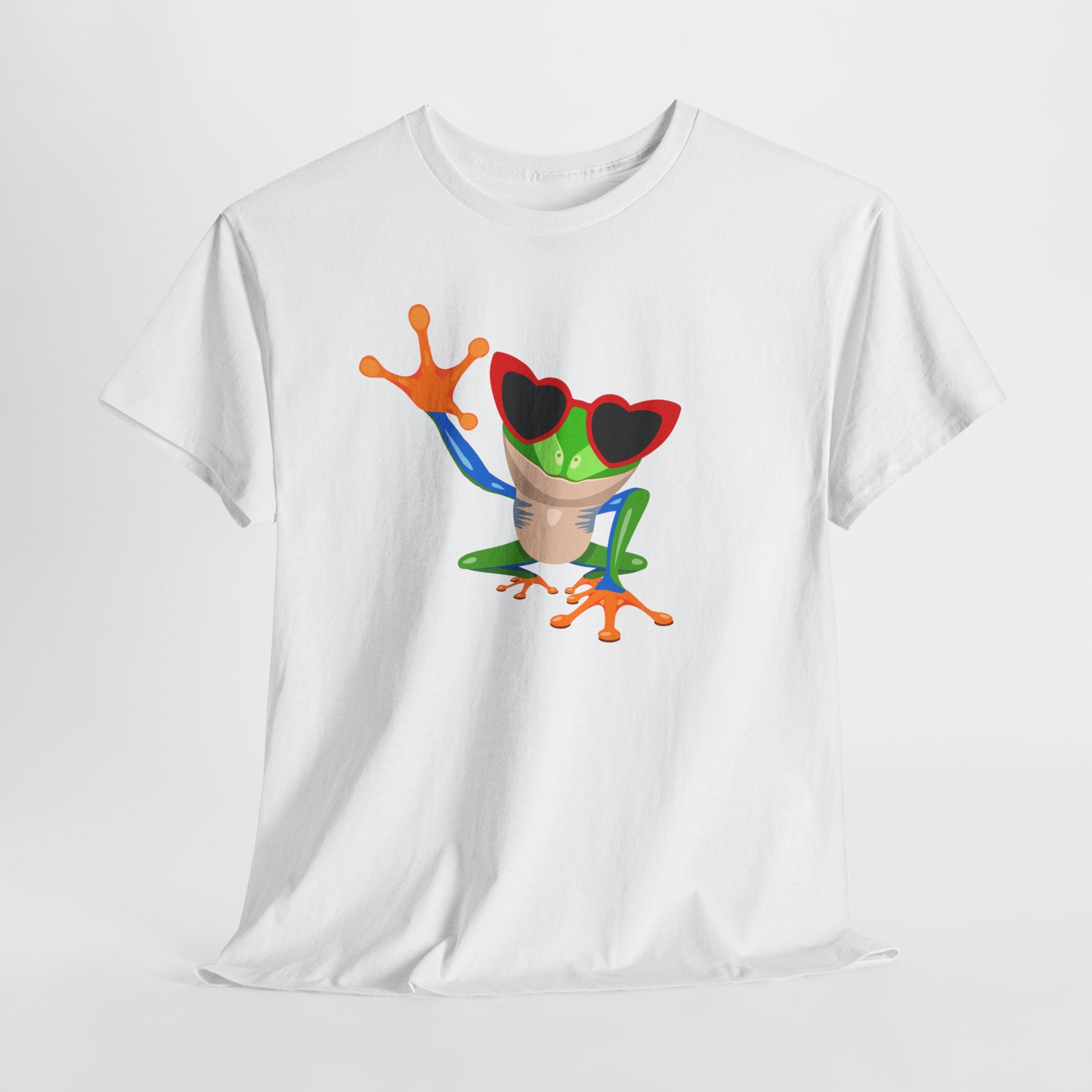 Cool Quirky Love Ya Tree Frog Graphic Tee, Unisex T-Shirt, Kids Birthday Gift, Fun Summer Wear, Festival Outfit, Eco-Friendly Apparel