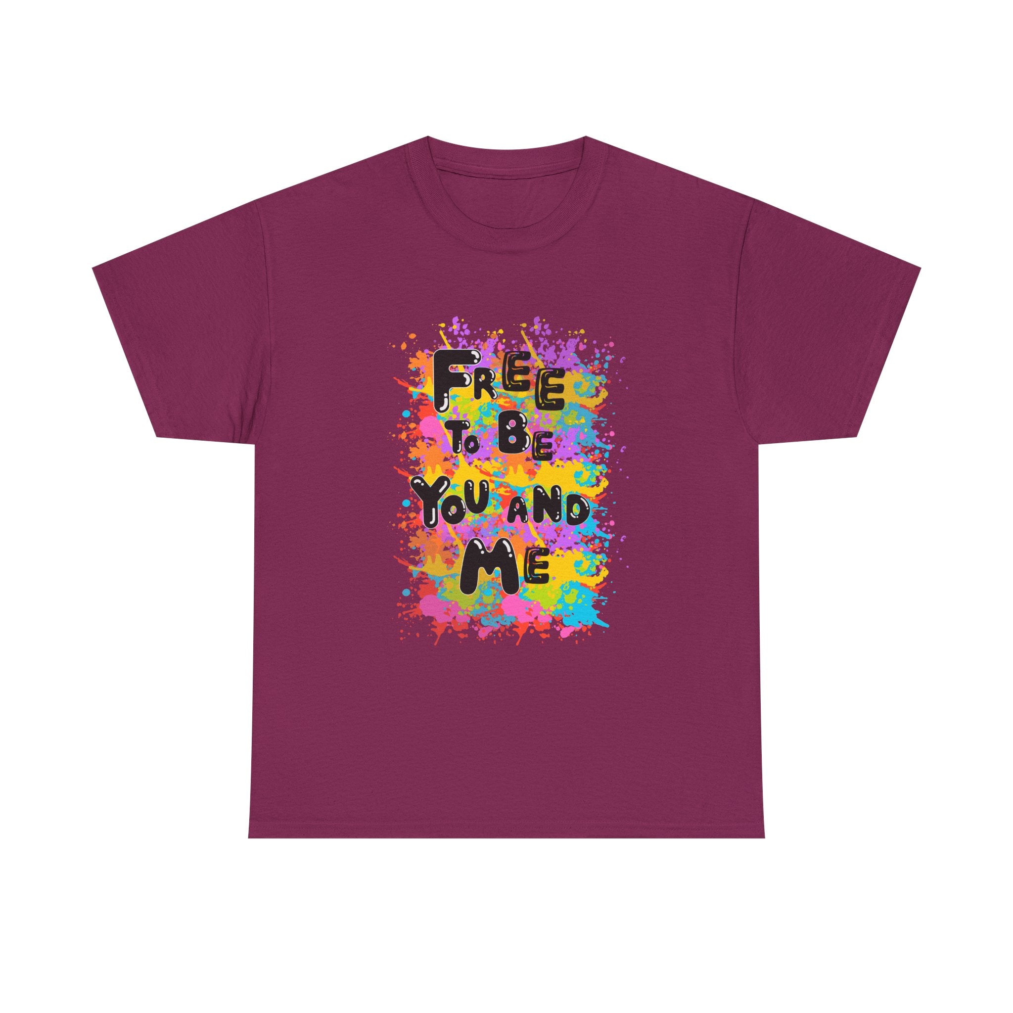 Celebrate and Proclaim That We Are Free to Be You and Me Unisex Heavy Cotton Tee
