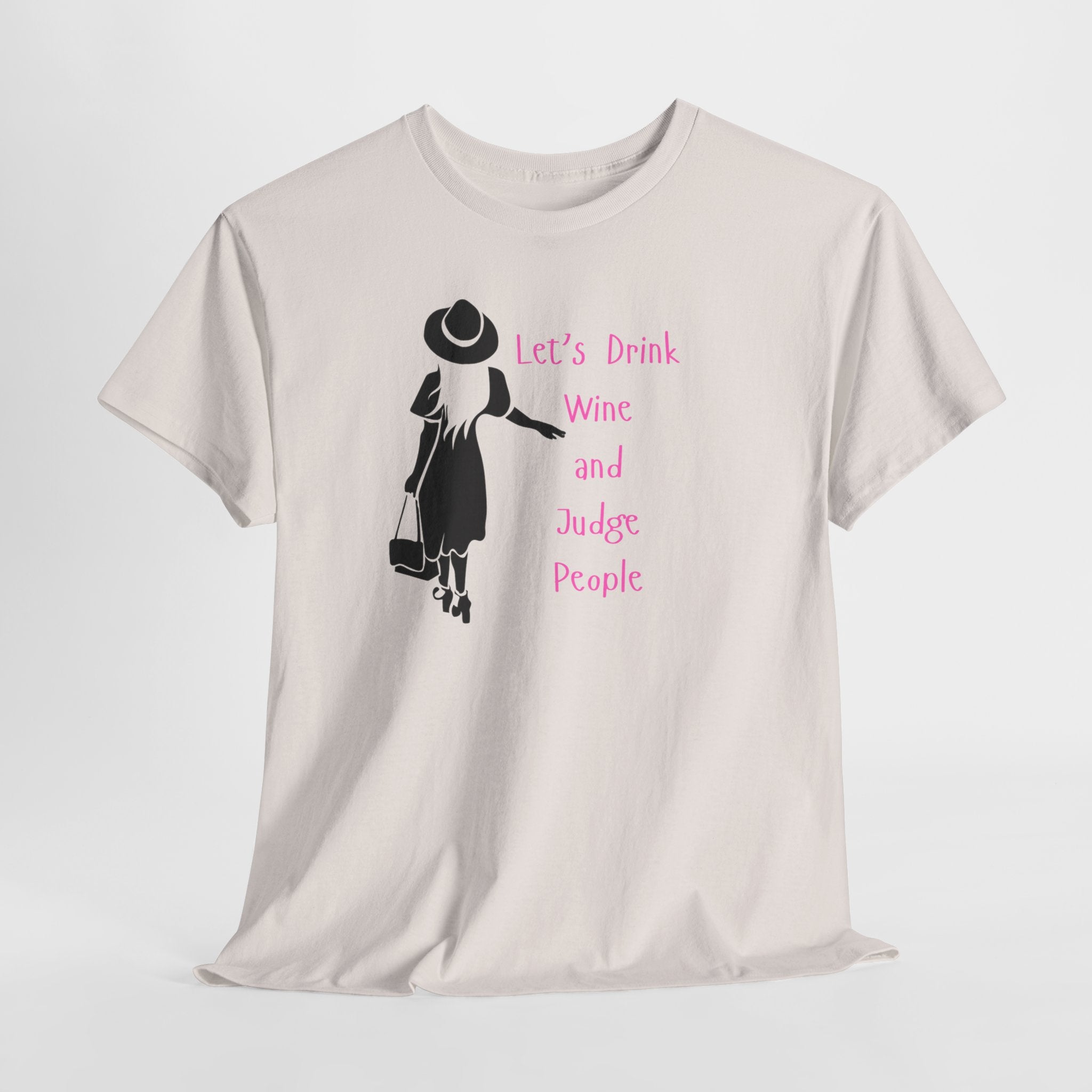 Bitchy but Fun   Let's Drink Wine Unisex Cotton Tee, Funny Wine Lover Shirt, Gift for Wine Enthusiasts, Perfect for Wine Night, Stay Classy Attire