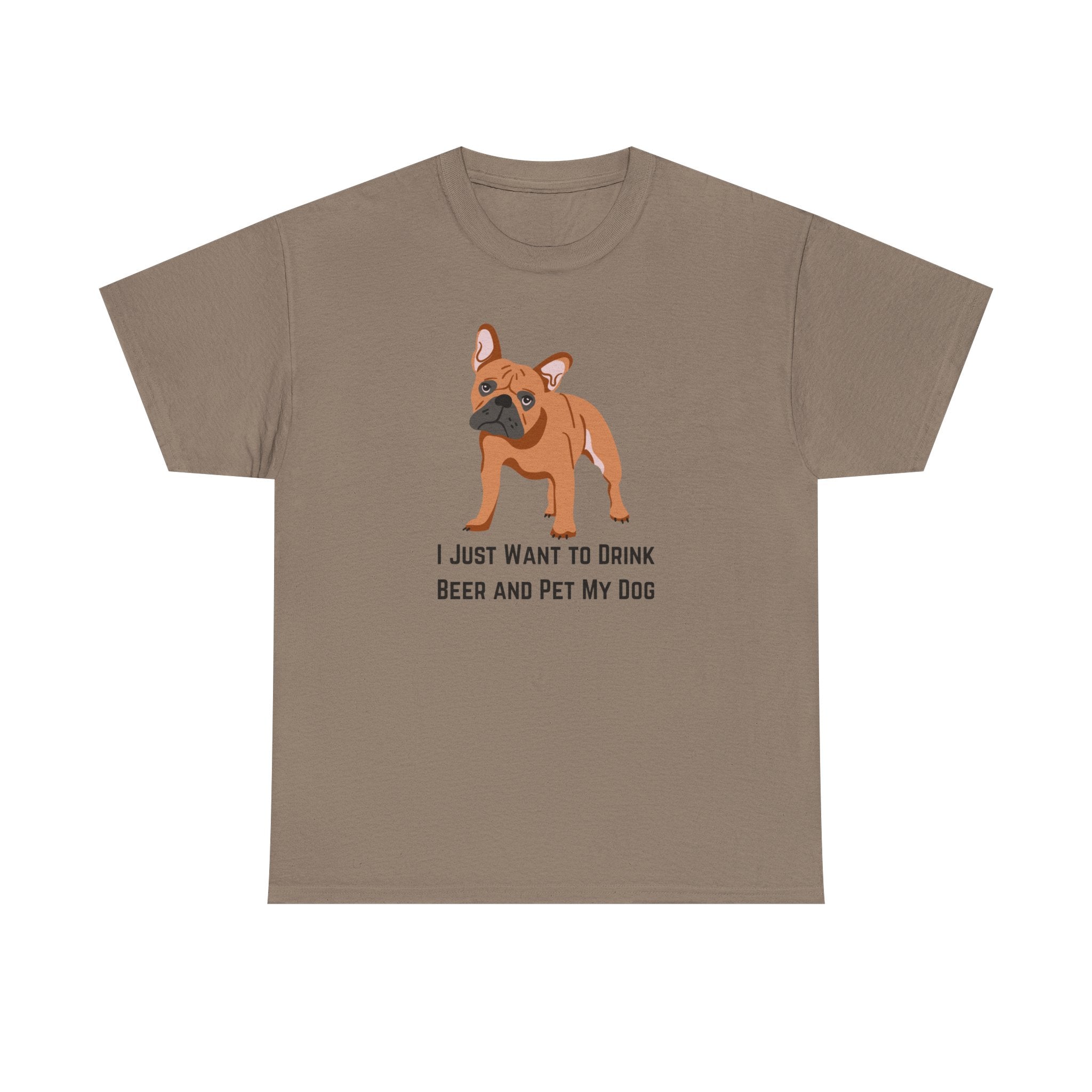 Dog Lover Tee: I Just Want to Drink Beer and Pet My Dog, Unisex Cotton T-Shirt, Gift for Dog Owners, Pet Lovers Apparel, Casual Wear, [...]