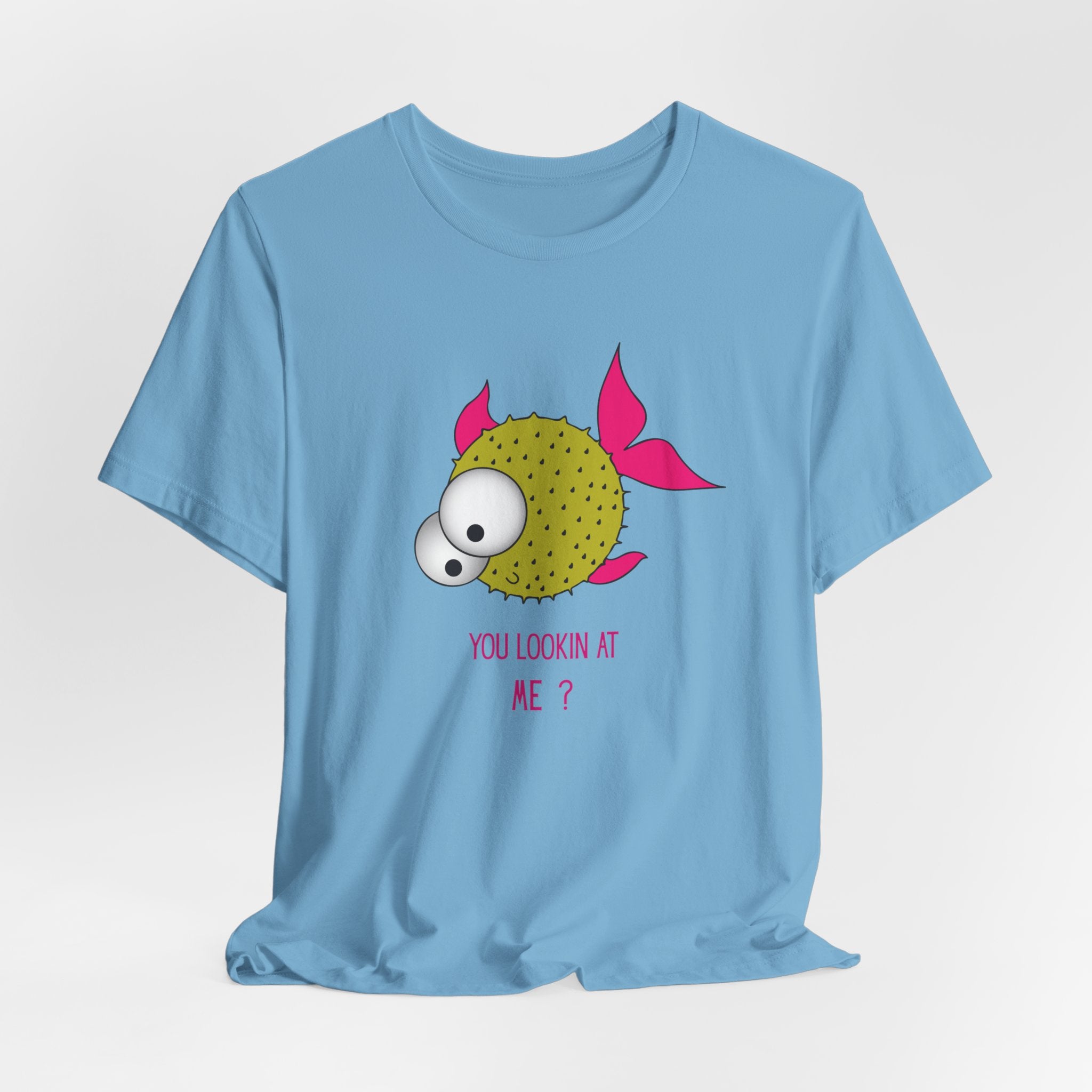 Whimsical and Fun Puffer Fish Tee - Fun Short Sleeve Shirt for Aquatic Lovers, Ideal for Gift Giving, Casual Wear, Summer Fashion, and Beach Days