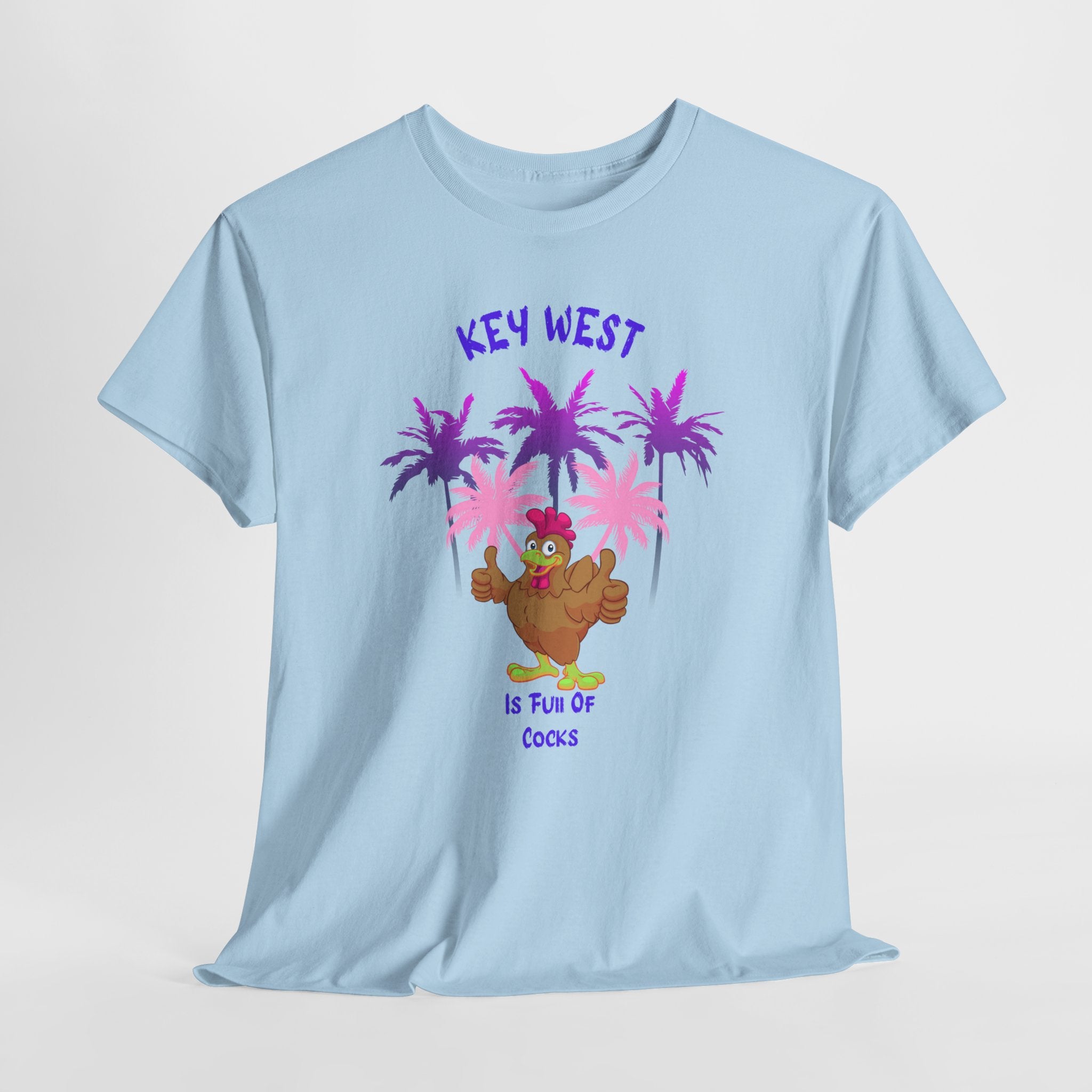 Key West Fun "Lots of Cocks" Unisex Heavy Cotton Tee,  Double Entendre