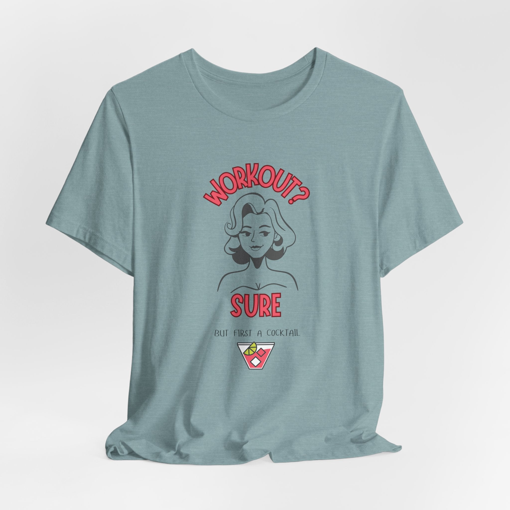 Workout Motivation Tee (Or Not)| Funny Fitness Shirt, Unisex Jersey Tee, Exercise Shirt, Gift for Gym Lovers, Casual Wear
