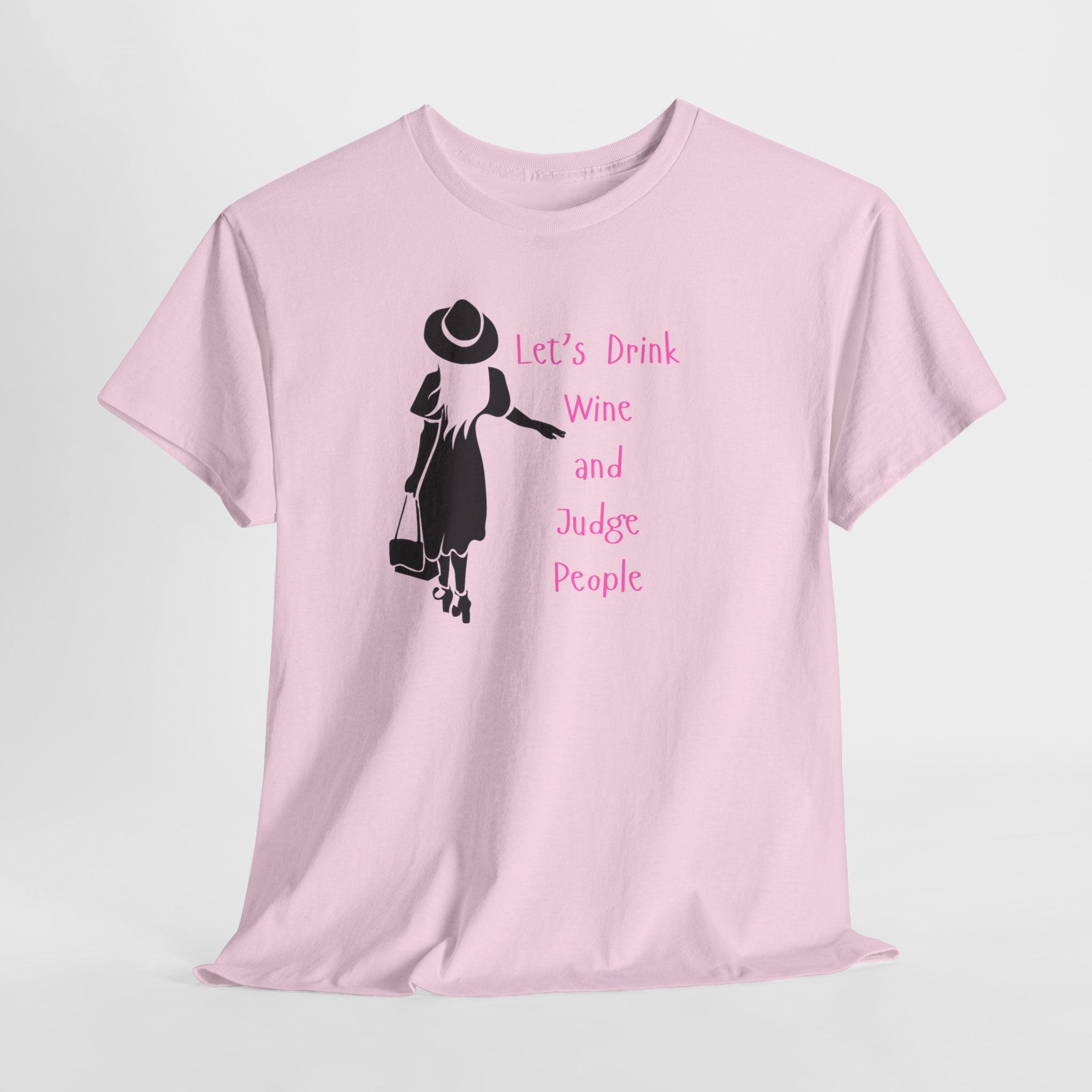 Bitchy but Fun   Let's Drink Wine Unisex Cotton Tee, Funny Wine Lover Shirt, Gift for Wine Enthusiasts, Perfect for Wine Night, Stay Classy Attire