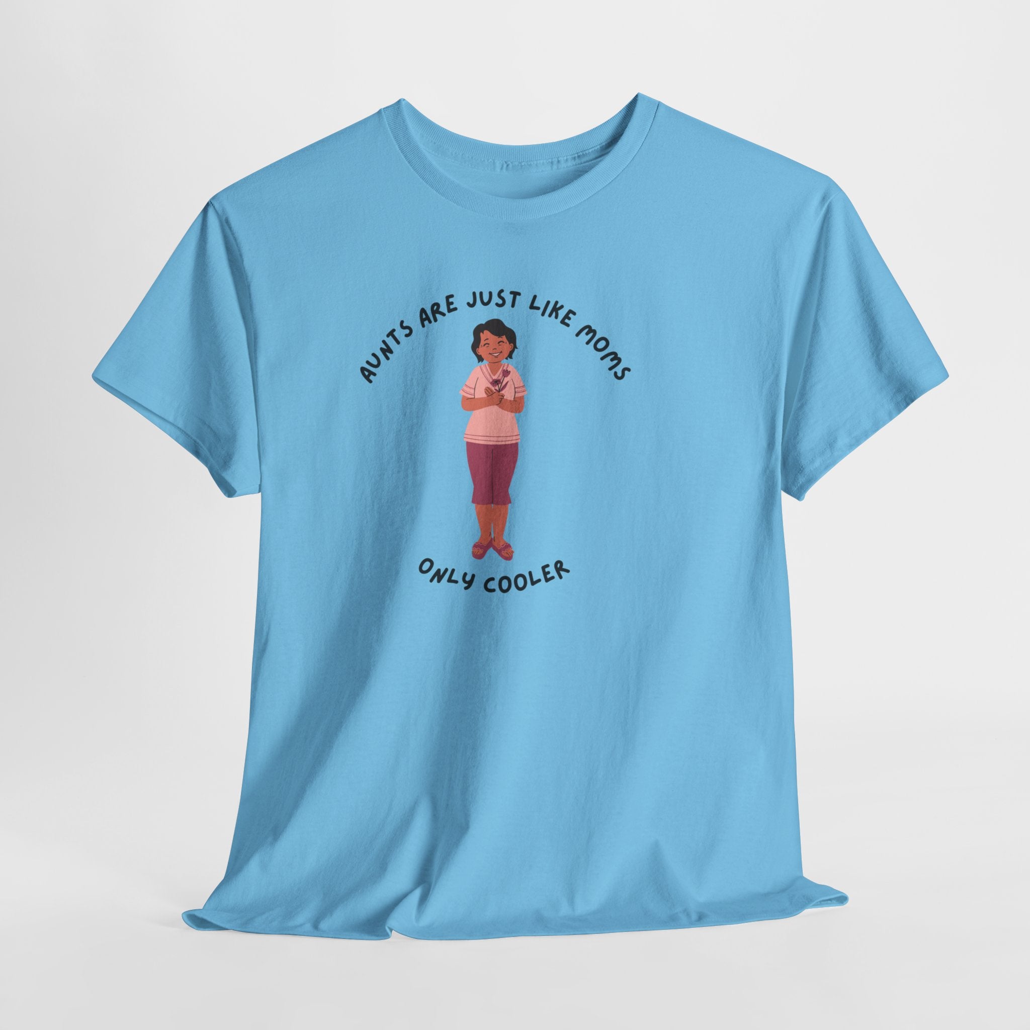 Fun Cool Aunt  Unisex Heavy Cotton Tee Shirt