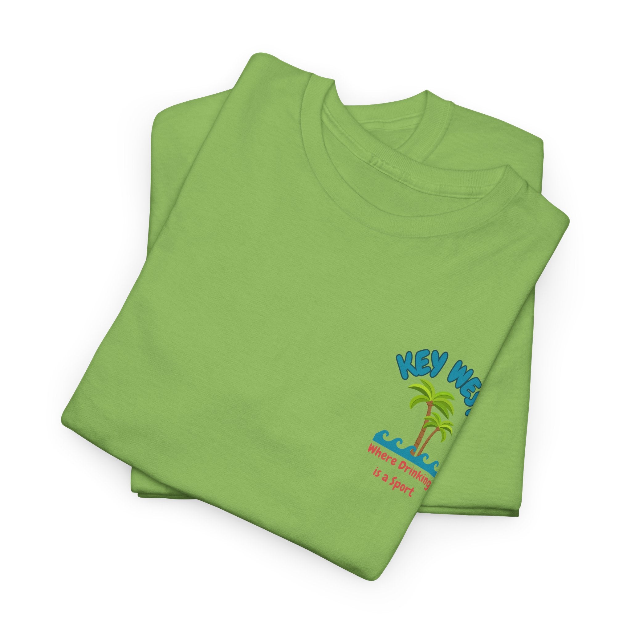 Funny Drinking is a Sport - 'Key West' Graphic Tee, Travel Shirt, Casual Wear, Beach Apparel, Summer Outfit