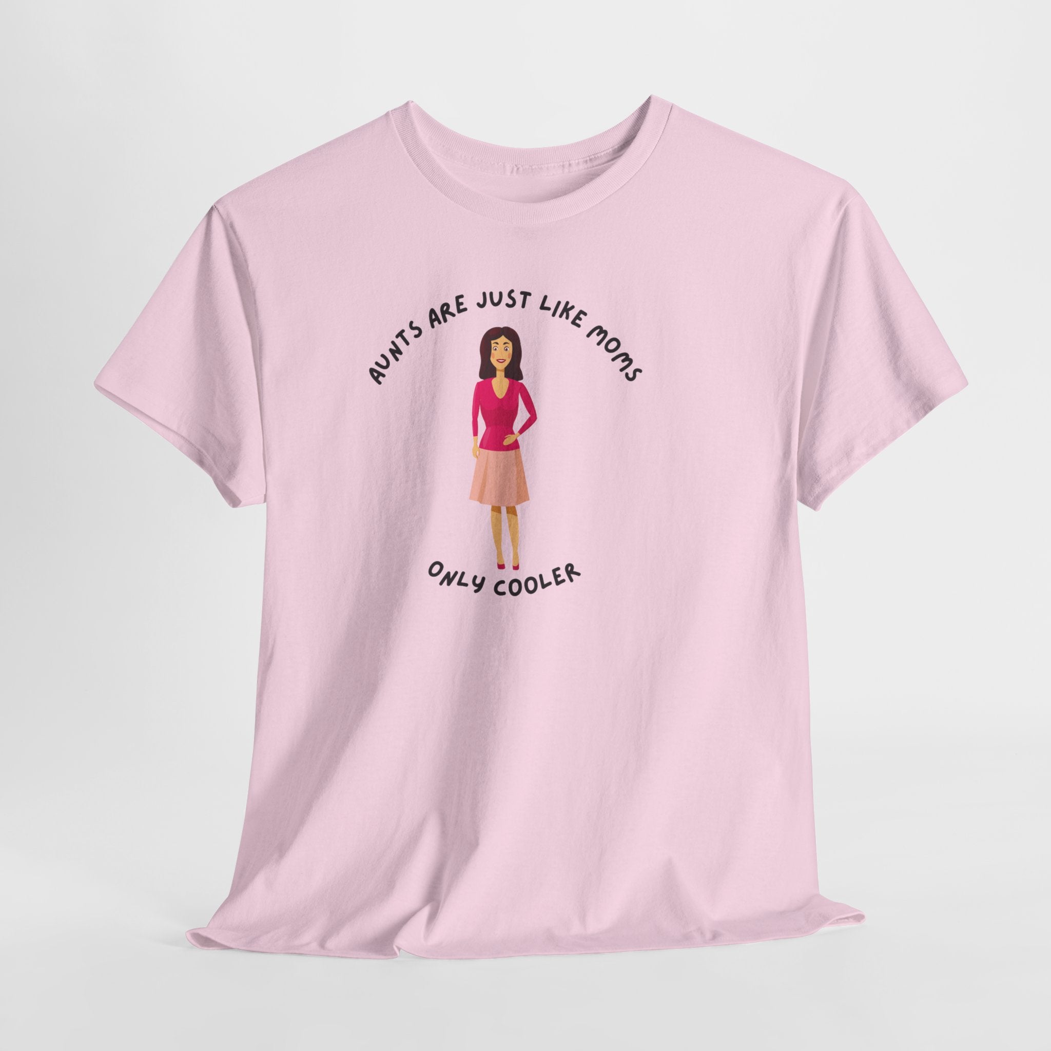 Fun Cool Aunt Unisex Heavy Cotton  Tee Shirt