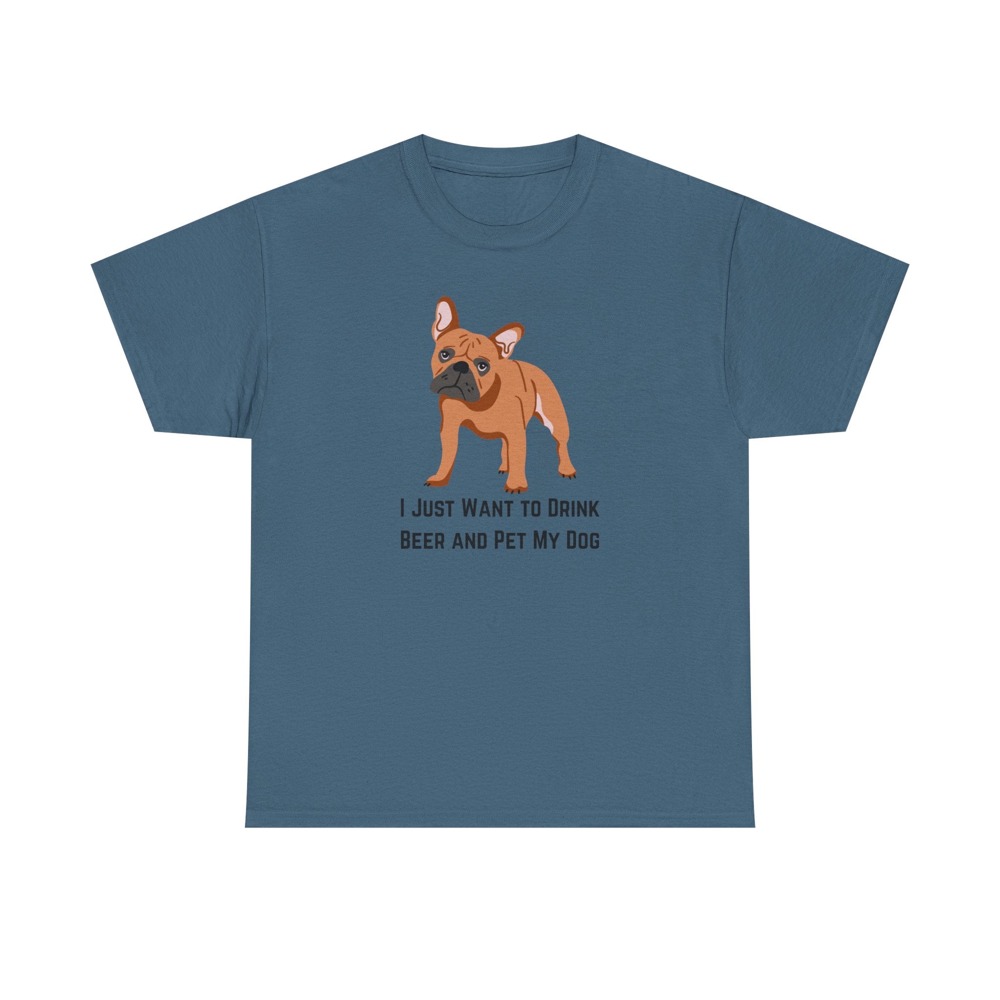 Dog Lover Tee: I Just Want to Drink Beer and Pet My Dog, Unisex Cotton T-Shirt, Gift for Dog Owners, Pet Lovers Apparel, Casual Wear, [...]