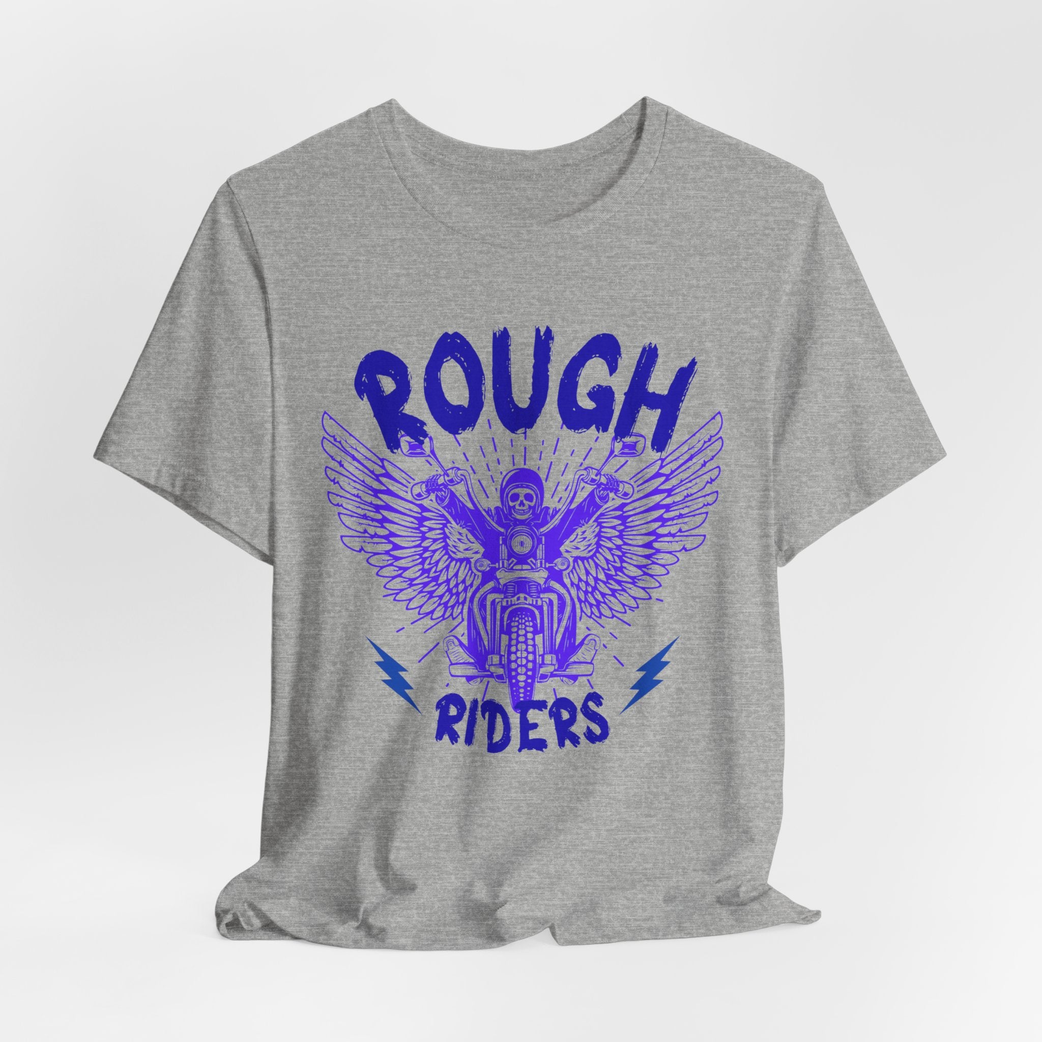 Rough Riders Motorcycle Tee | Unisex Vintage T-Shirt | Biker Apparel | Gift for Him | Casual Cool Shirt | Freedom Ride Fashion