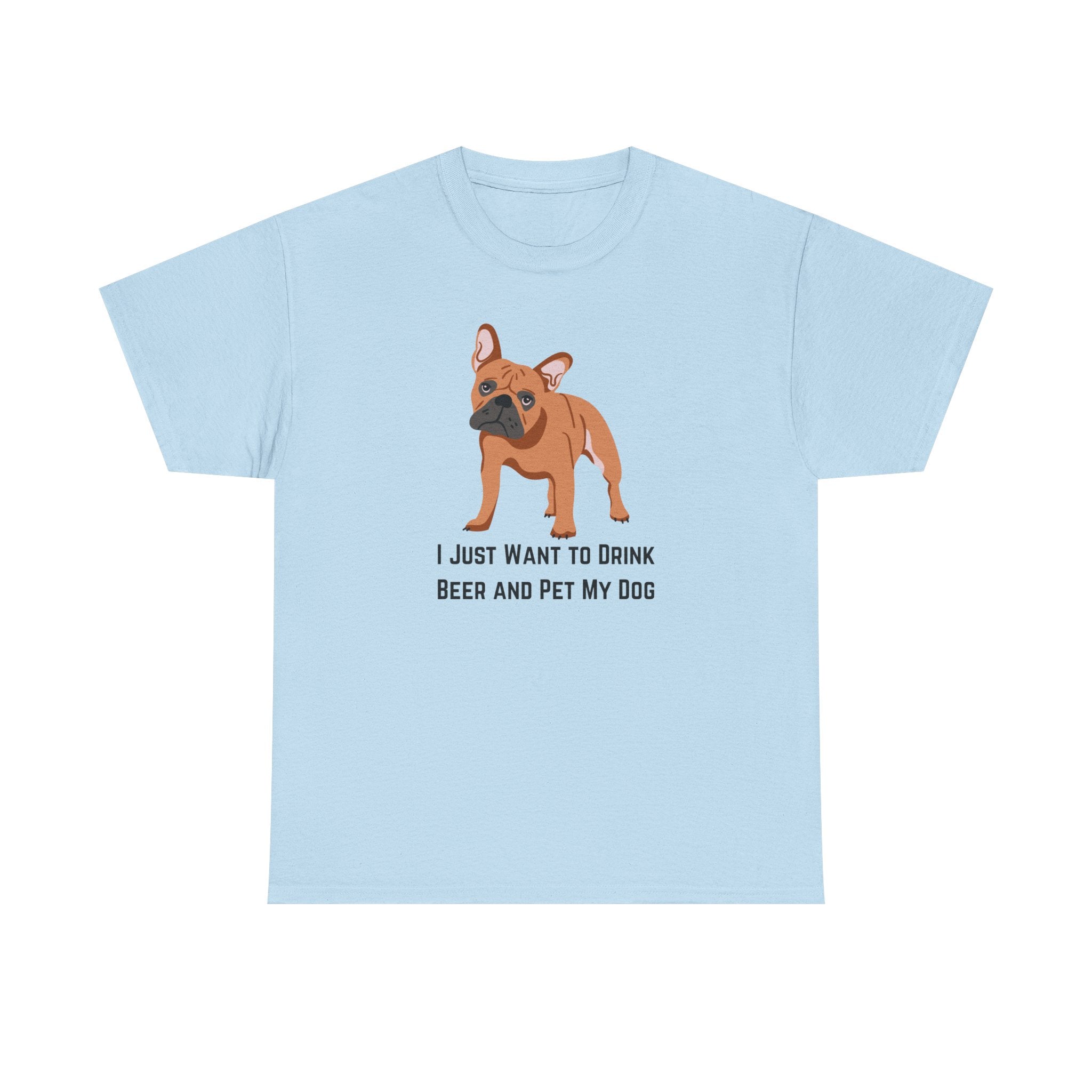 Dog Lover Tee: I Just Want to Drink Beer and Pet My Dog, Unisex Cotton T-Shirt, Gift for Dog Owners, Pet Lovers Apparel, Casual Wear, [...]
