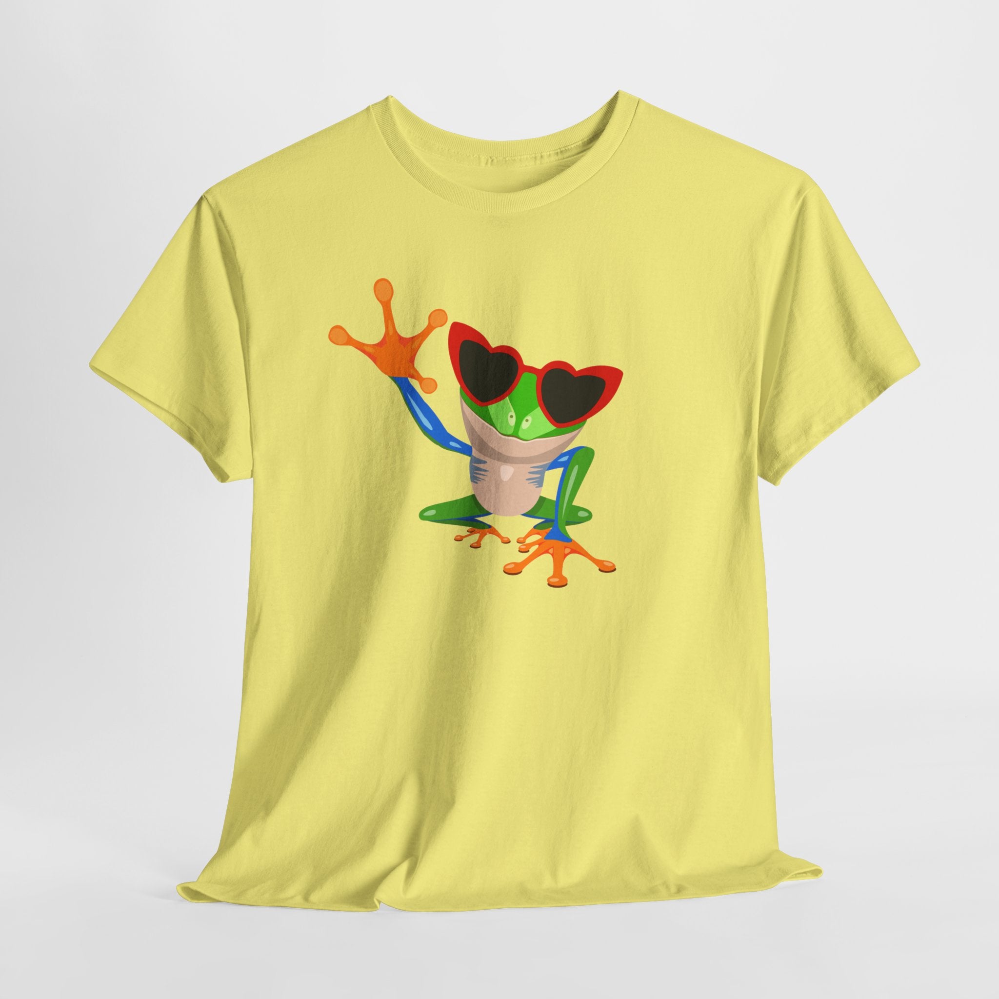 Cool Quirky Love Ya Tree Frog Graphic Tee, Unisex T-Shirt, Kids Birthday Gift, Fun Summer Wear, Festival Outfit, Eco-Friendly Apparel
