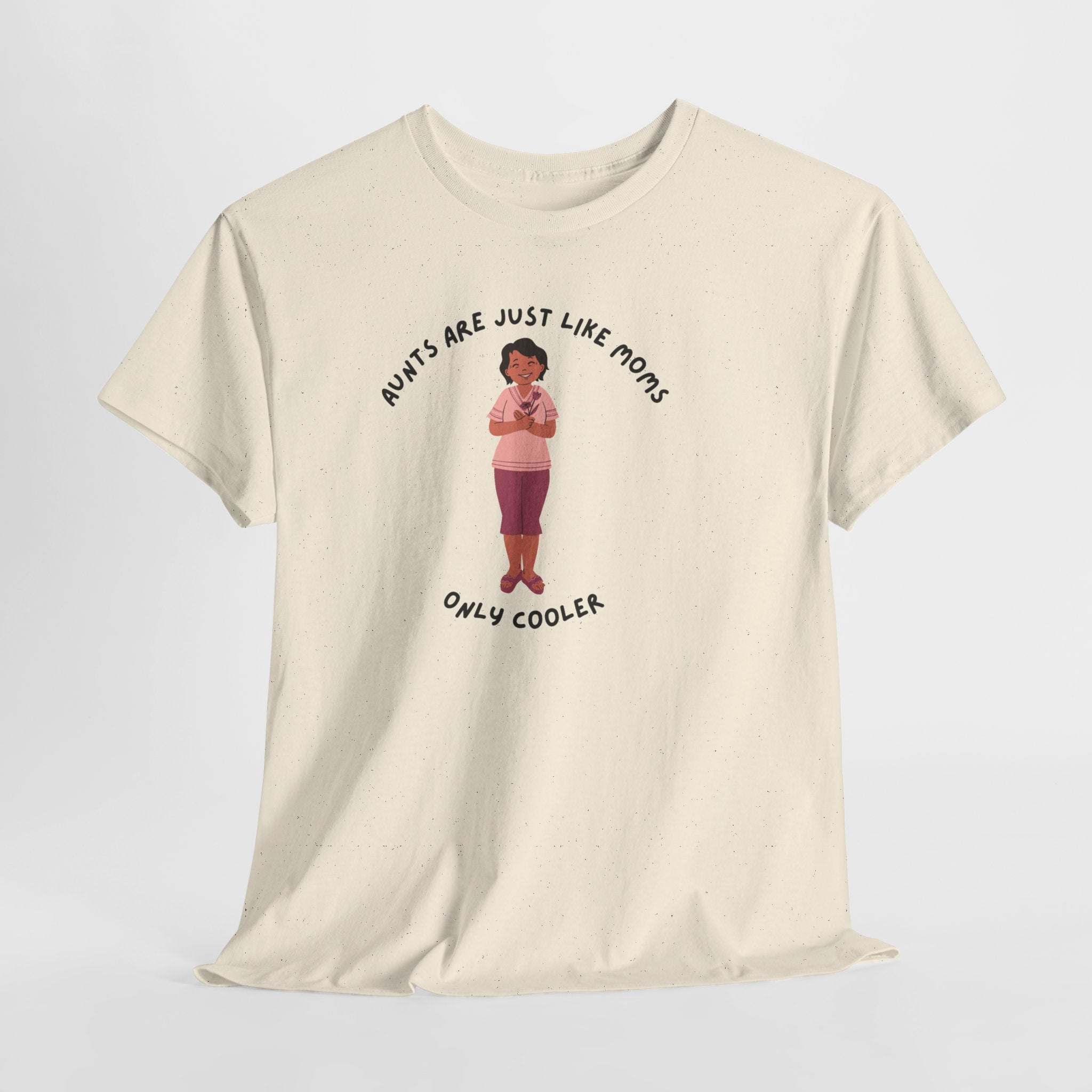Fun Cool Aunt  Unisex Heavy Cotton Tee Shirt
