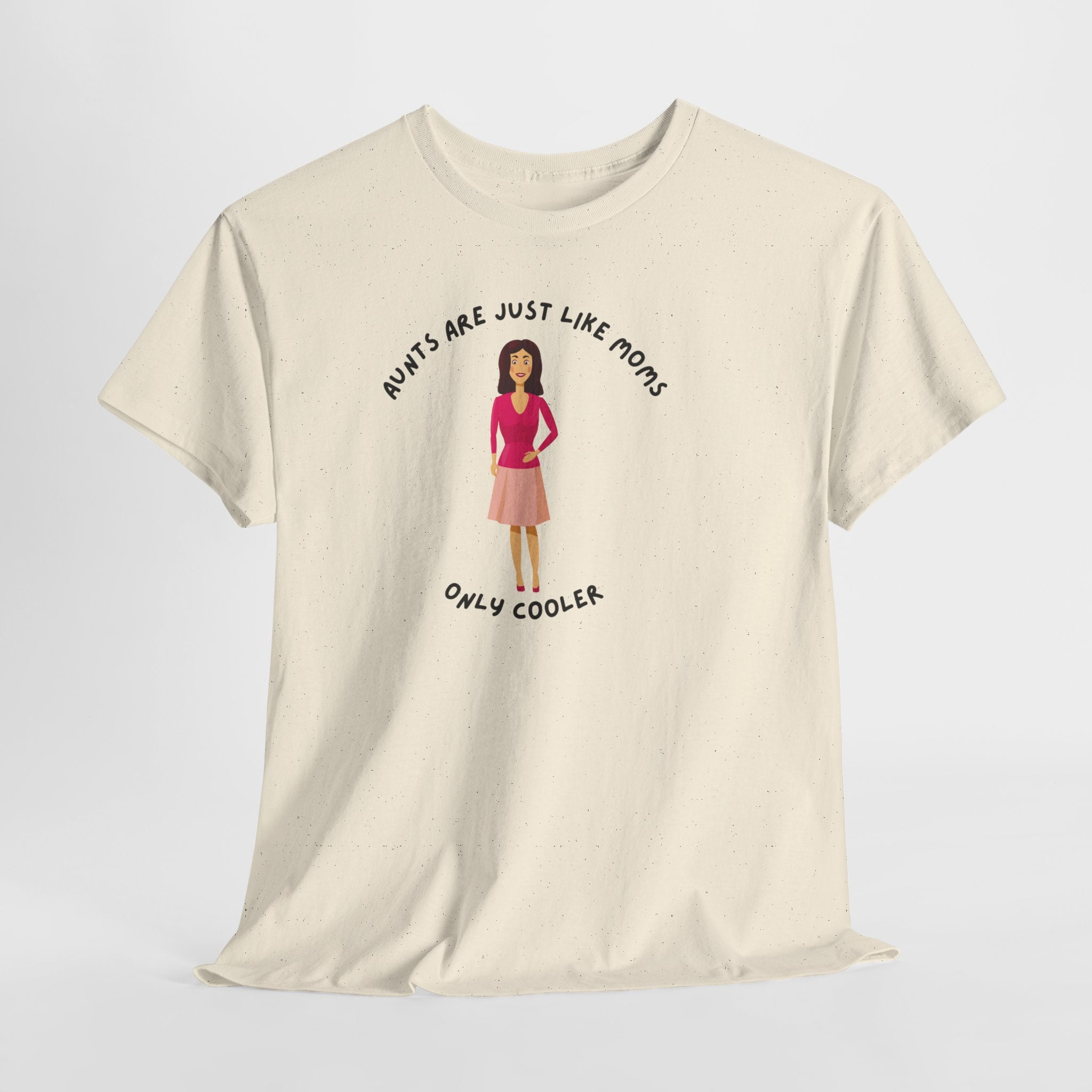 Fun Cool Aunt Unisex Heavy Cotton  Tee Shirt