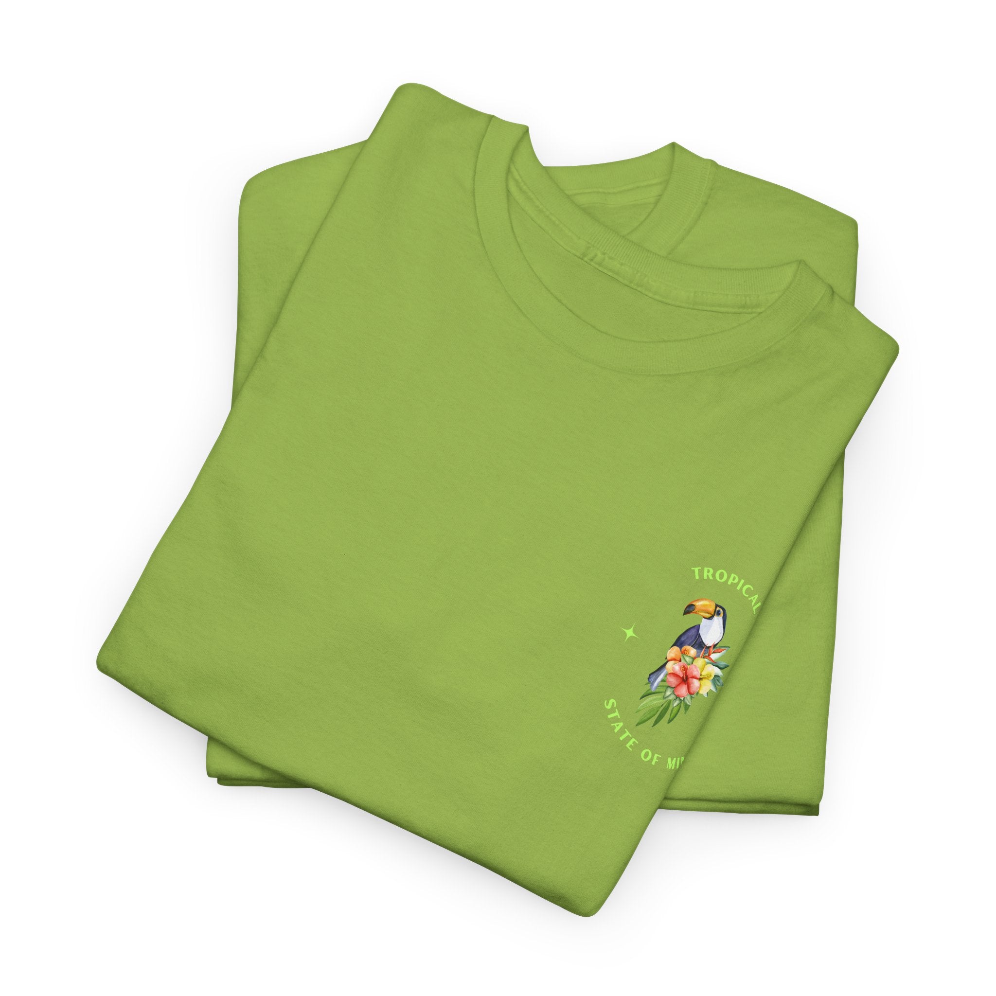 Livi'n in a Tropical State of Mind T Shirt, Summer Shirt, Beachwear, Vacation Top, Gift for Him/Her, Graphic Cotton Tee