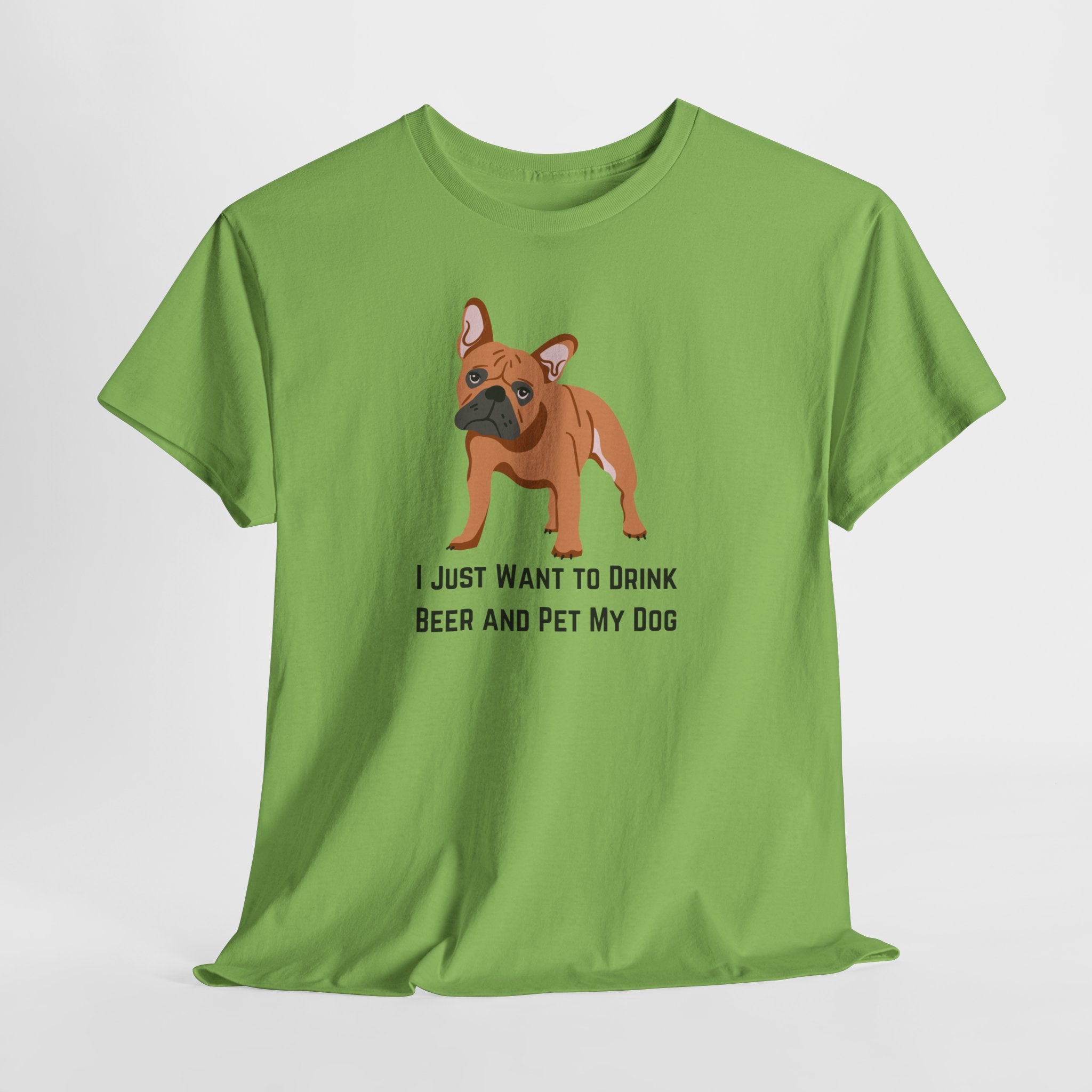 Dog Lover Tee: I Just Want to Drink Beer and Pet My Dog, Unisex Cotton T-Shirt, Gift for Dog Owners, Pet Lovers Apparel, Casual Wear, [...]