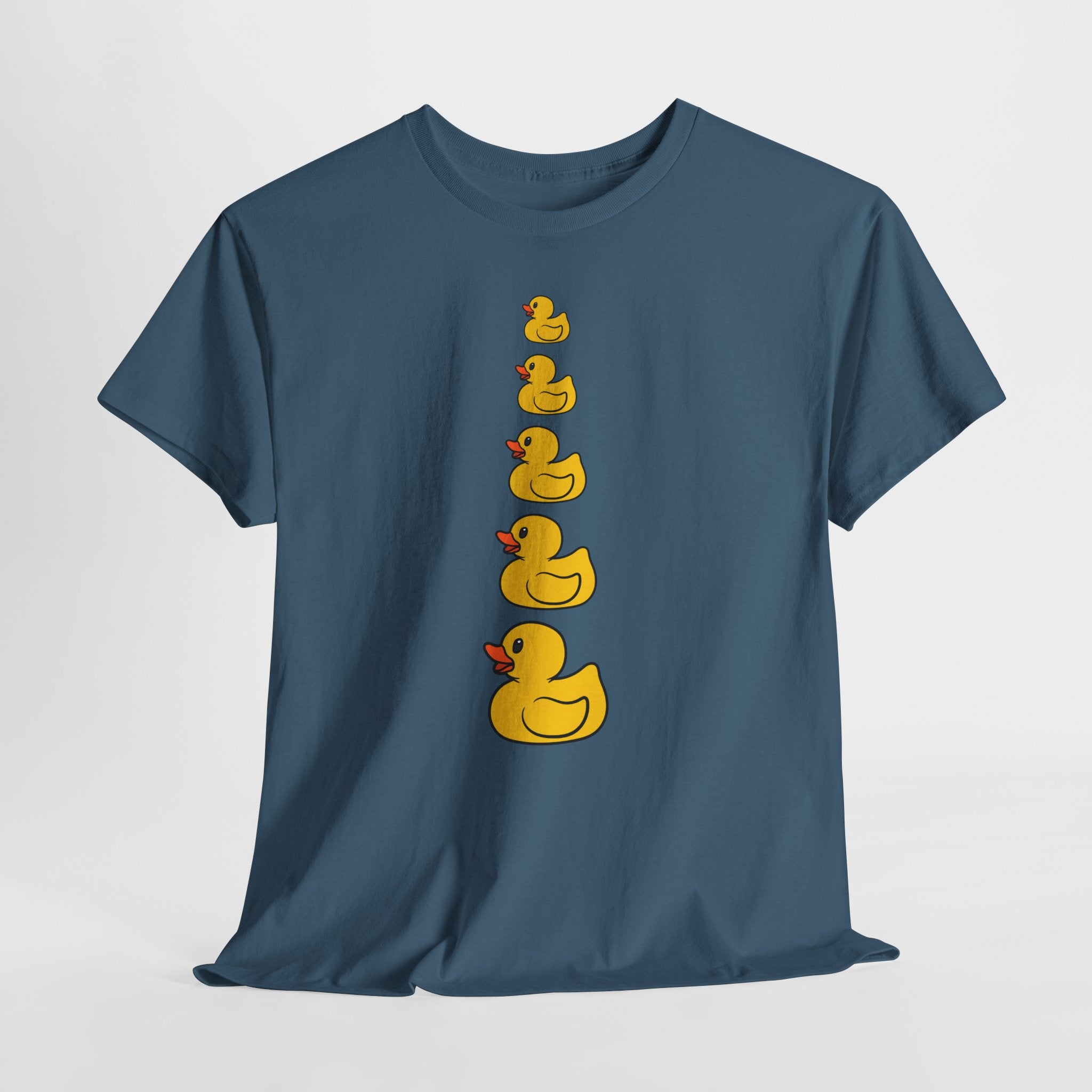 Whimsical Fun Rubber Ducky Tee  Unisex Heavy Cotton Shirt (Adult Sizes Too)