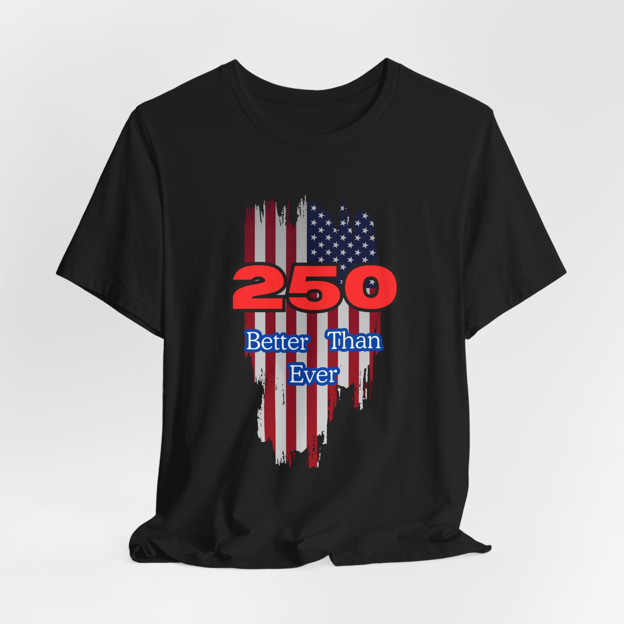 Celebrate USA's 250th Birthday with this Patriotic: Unisex Jersey Tee for Holidays, Fun Events, Gifts, Casual Wear, Patriotic Celebrations