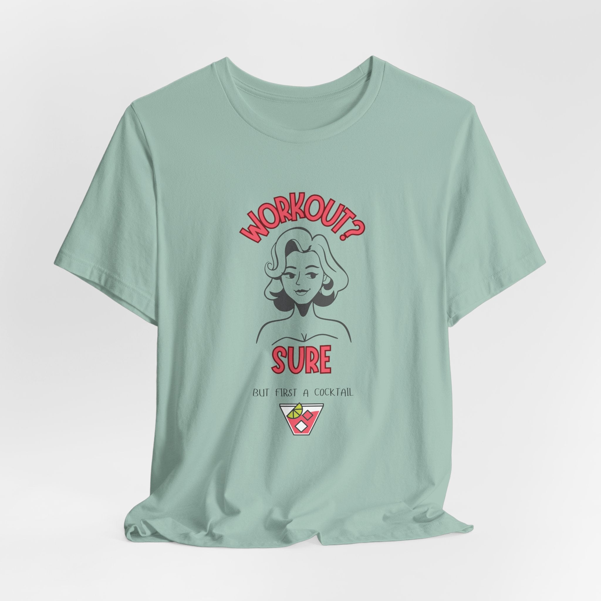 Workout Motivation Tee (Or Not)| Funny Fitness Shirt, Unisex Jersey Tee, Exercise Shirt, Gift for Gym Lovers, Casual Wear