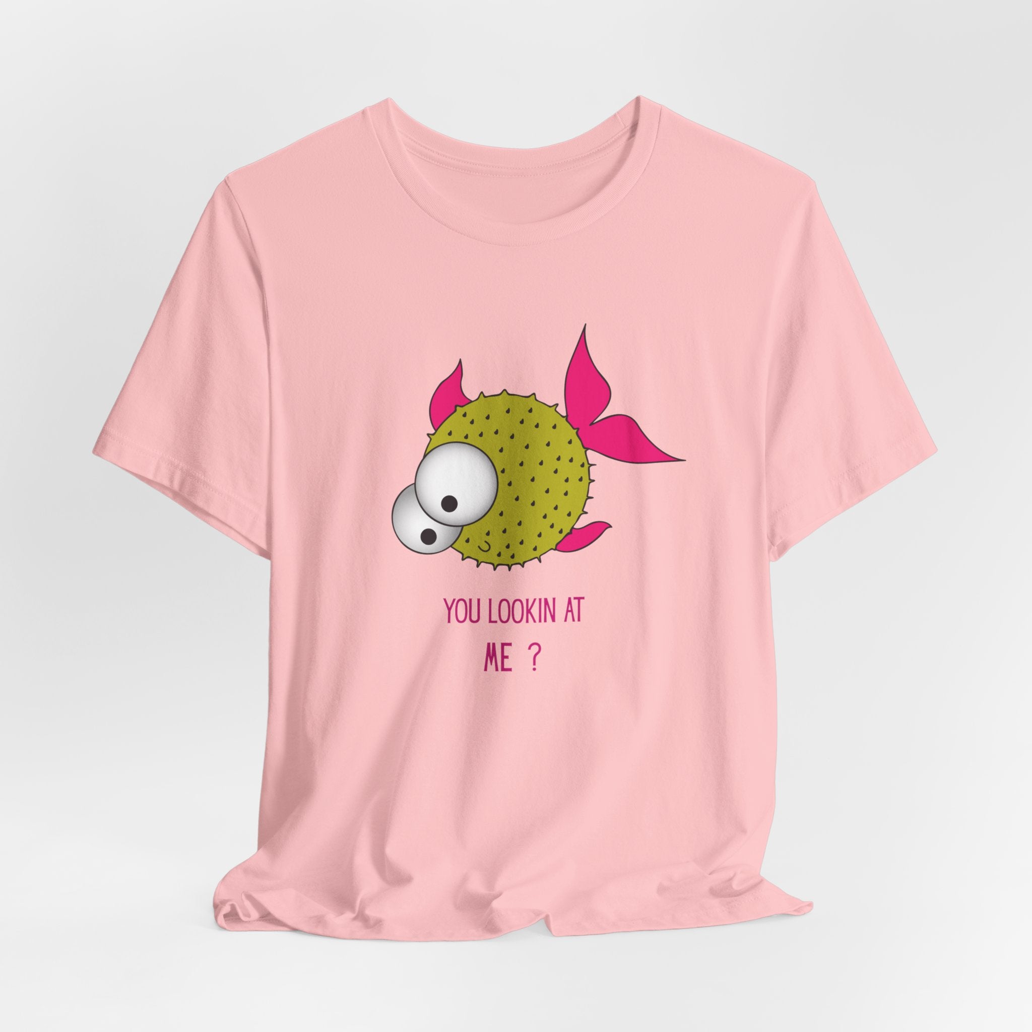 Whimsical and Fun Puffer Fish Tee - Fun Short Sleeve Shirt for Aquatic Lovers, Ideal for Gift Giving, Casual Wear, Summer Fashion, and Beach Days