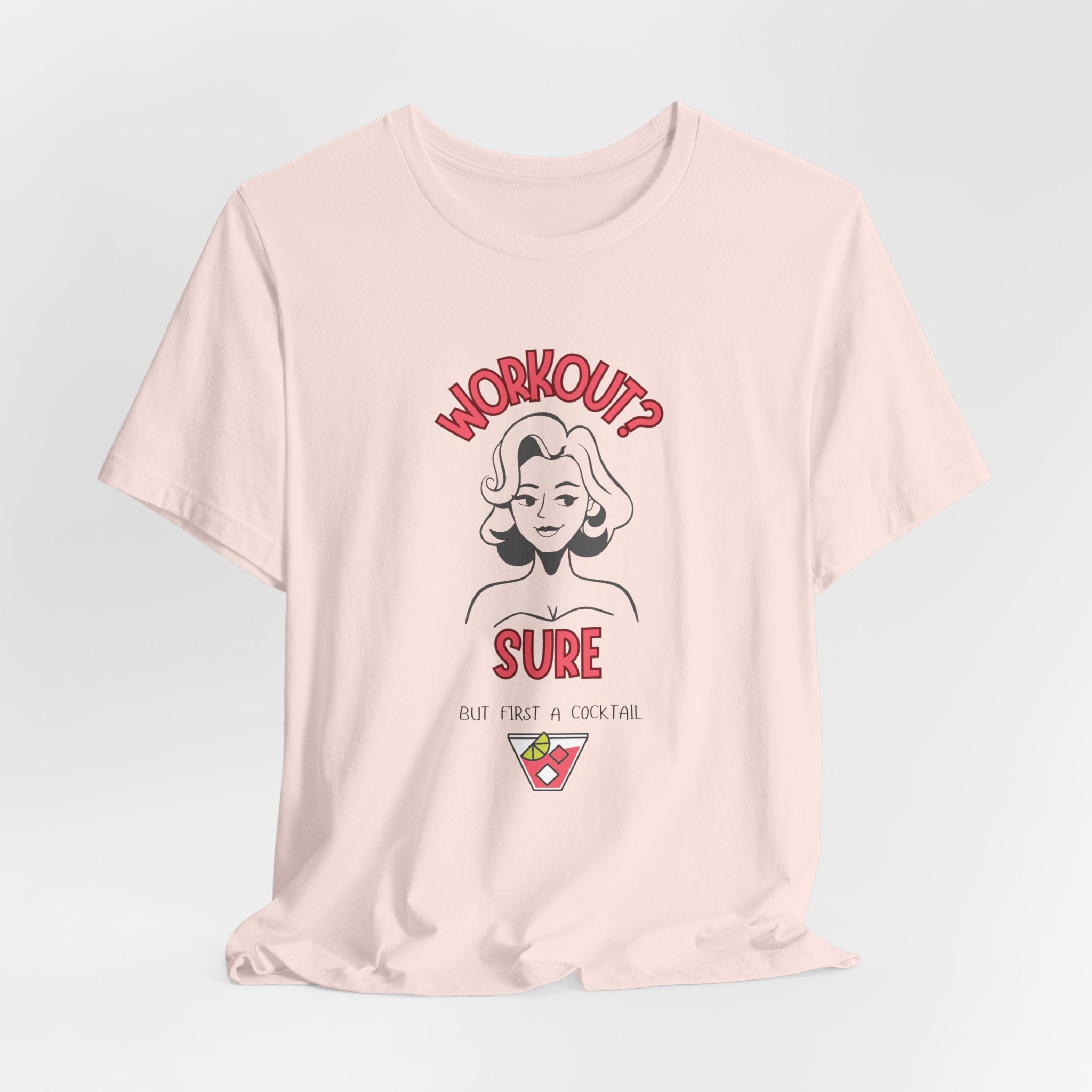 Workout Motivation Tee (Or Not)| Funny Fitness Shirt, Unisex Jersey Tee, Exercise Shirt, Gift for Gym Lovers, Casual Wear