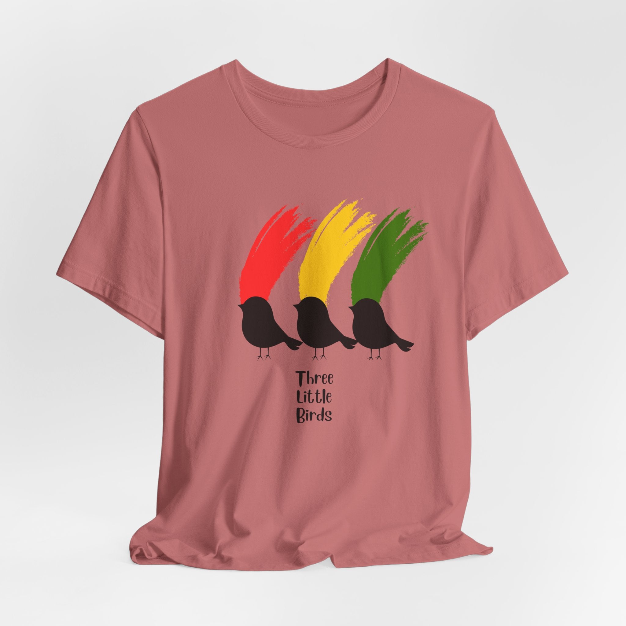 Colorful Rasta Three Little Birds Graphic Tee | Unisex Jersey Short Sleeve T-Shirt | Casual Wear, Gift for Music Lovers, Nature Lovers, Summer [...]