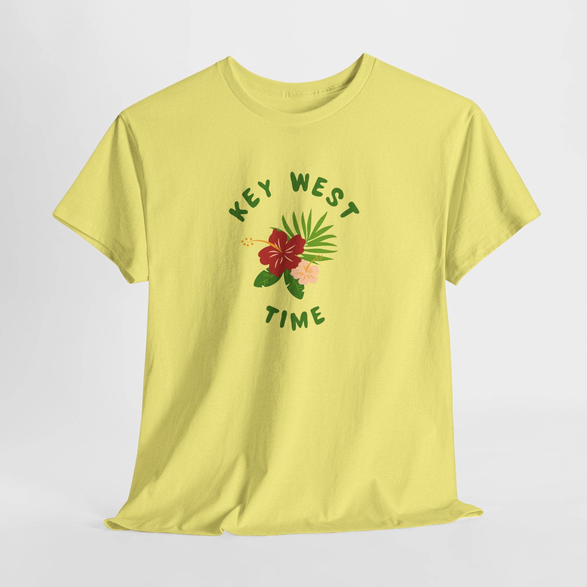 Who wouldn't want to Live on Key West Time  Fun Tropical Beachy Unisex Tee Shirt