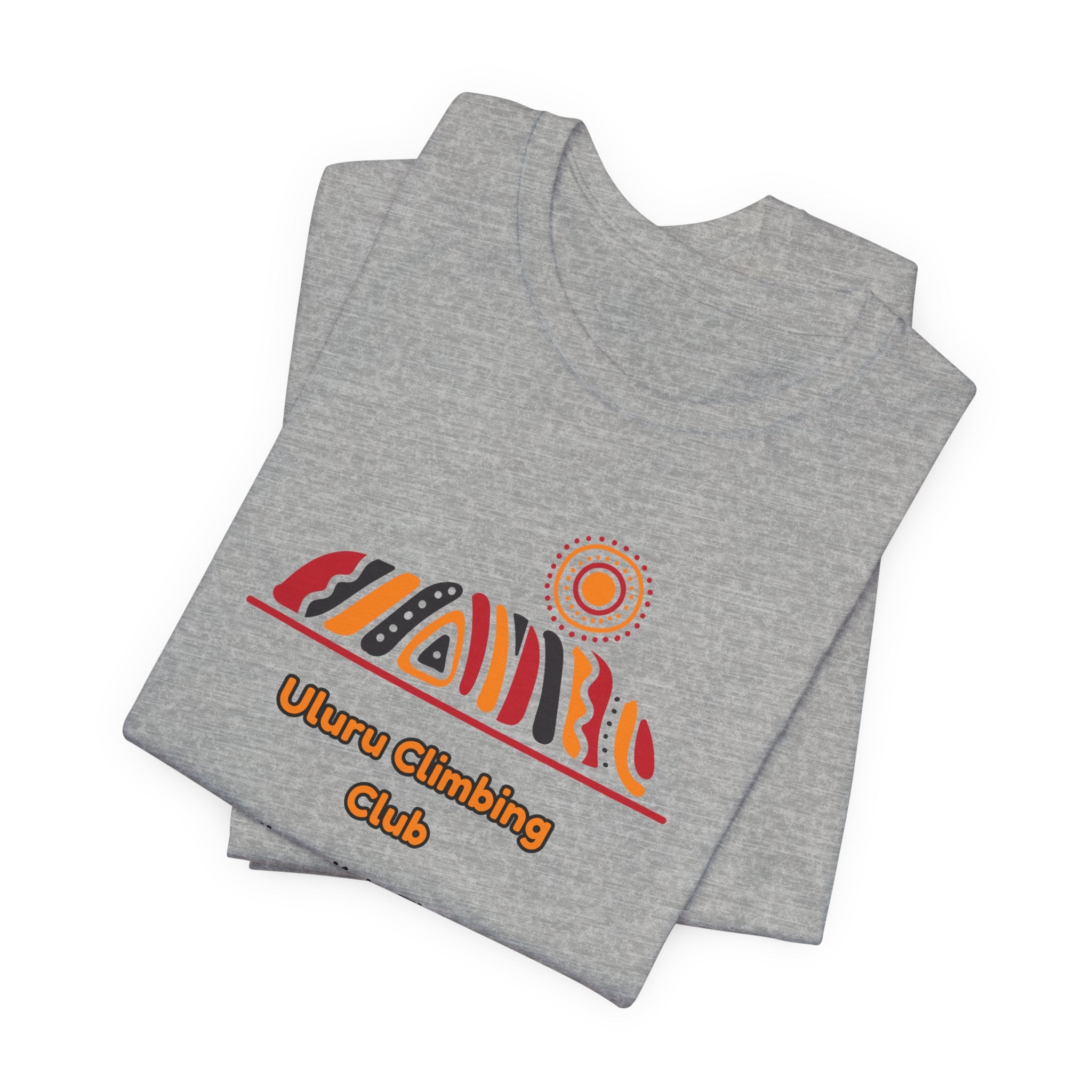 Uluru Climbing Club (Ayers Rock) North West Territory, Austrailia Unisex Heavy Cotton Tee | Adventure Shirt, Aussie Travel Tee, Nature Lover Gift, National Park Apparel, Eco-Friendly Unisex Tee
