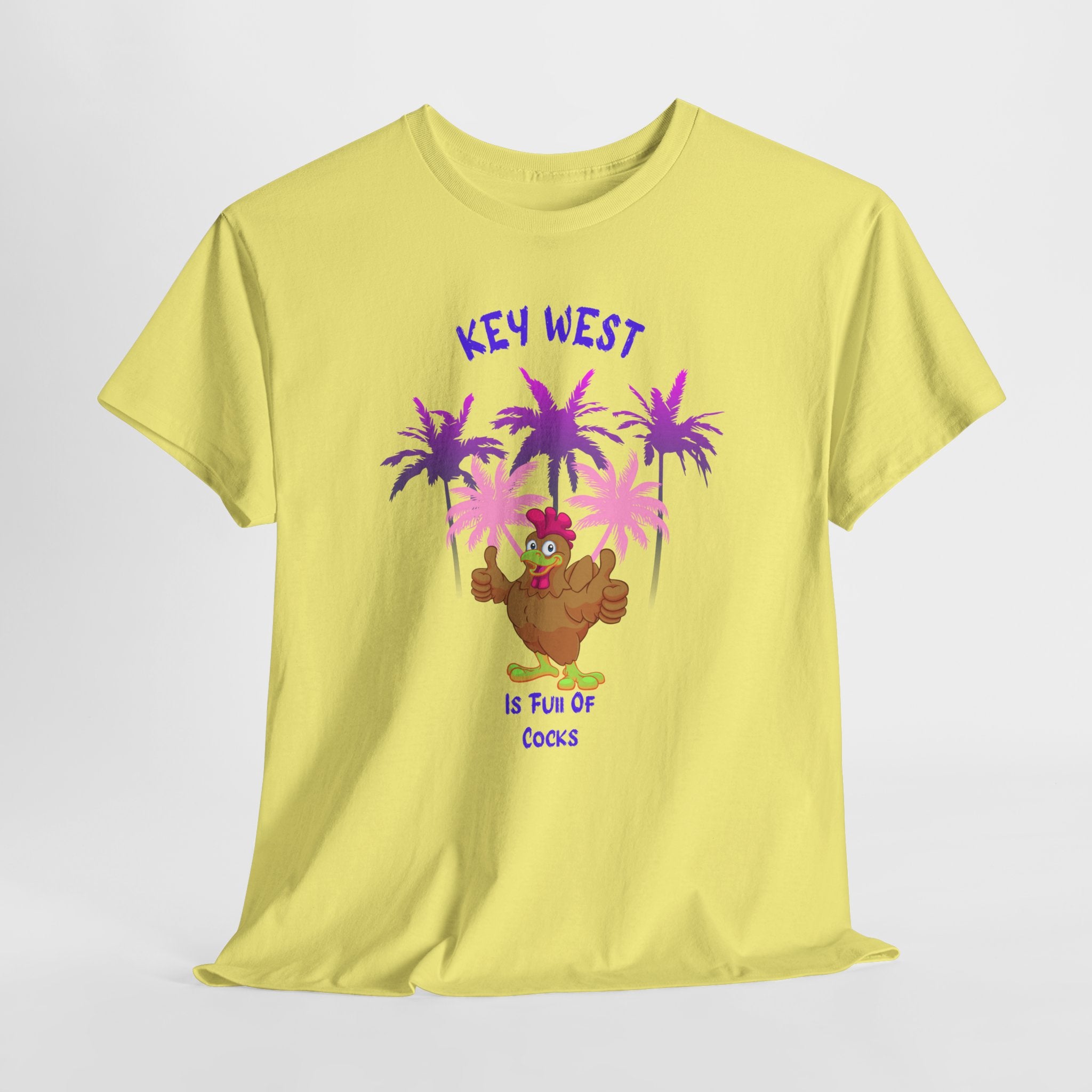 Key West Fun "Lots of Cocks" Unisex Heavy Cotton Tee,  Double Entendre