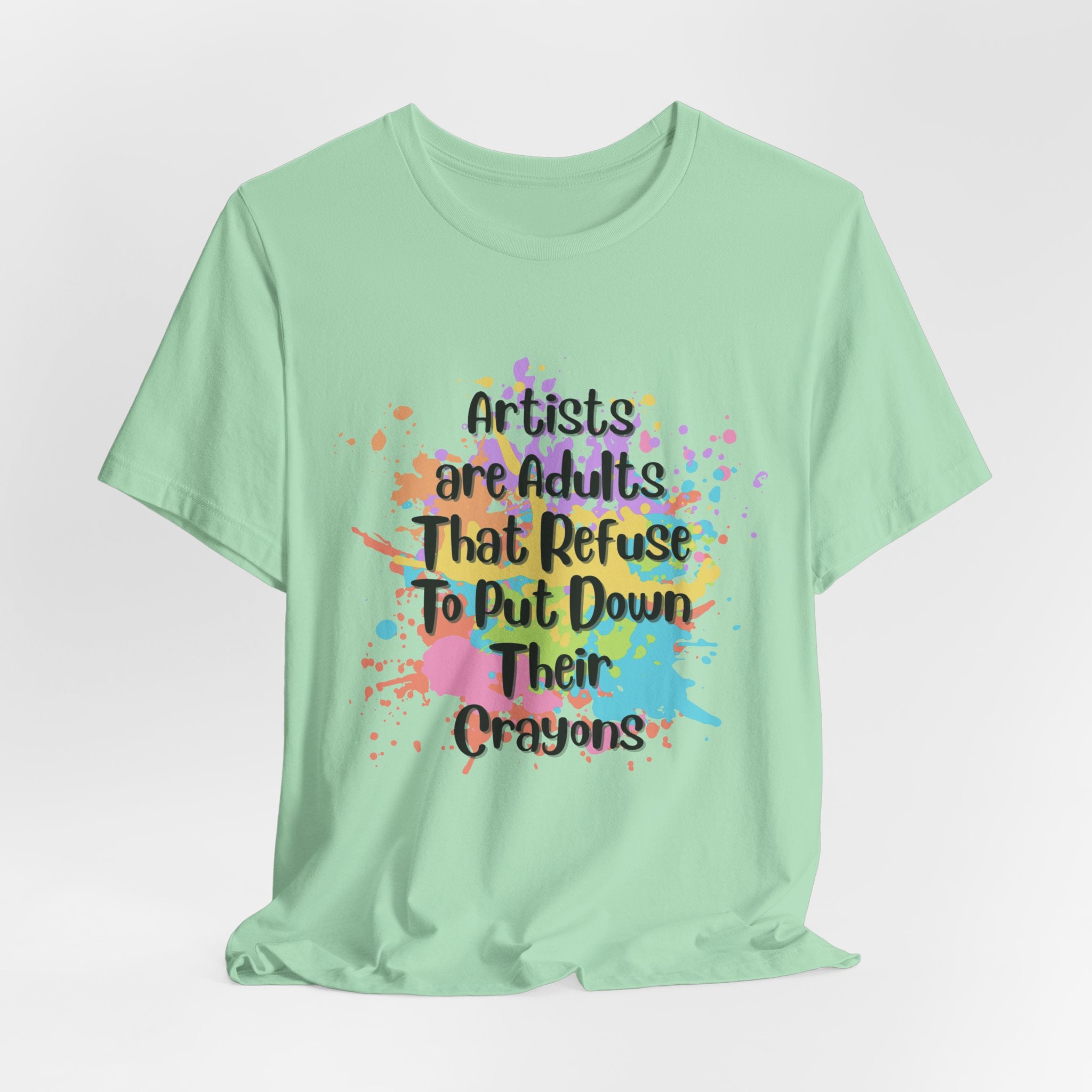 Fun Creative Artist Unisex Heavy Cotton Tee for Art Lovers, Gift for Artists, Quirky T-Shirt, Fun Casual Wear, Birthday Gift, Art Enthusiast Shirt