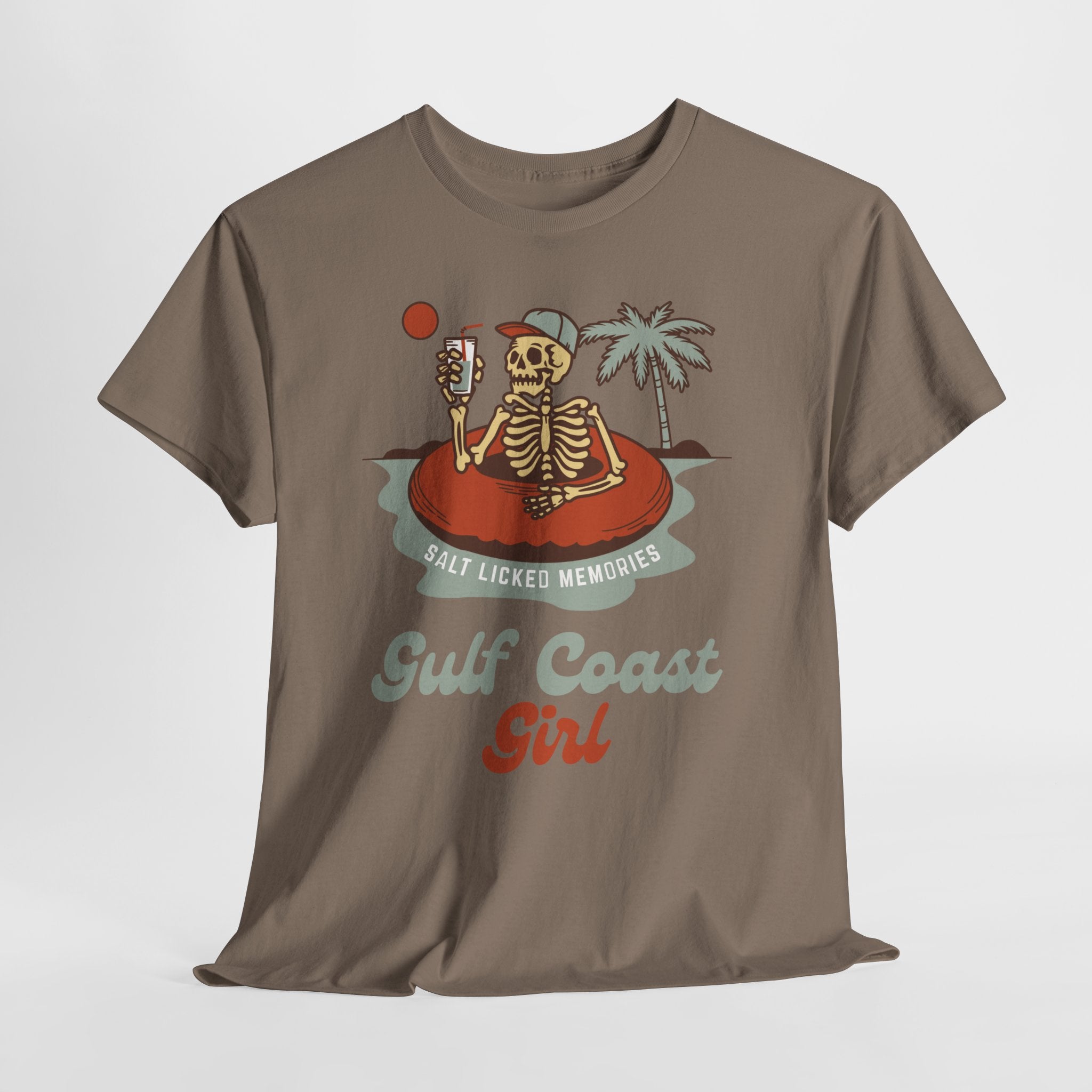 Proud and Edgy Dead Gulf Coast Girl Tee Shirt Unisex Heavy Cotton