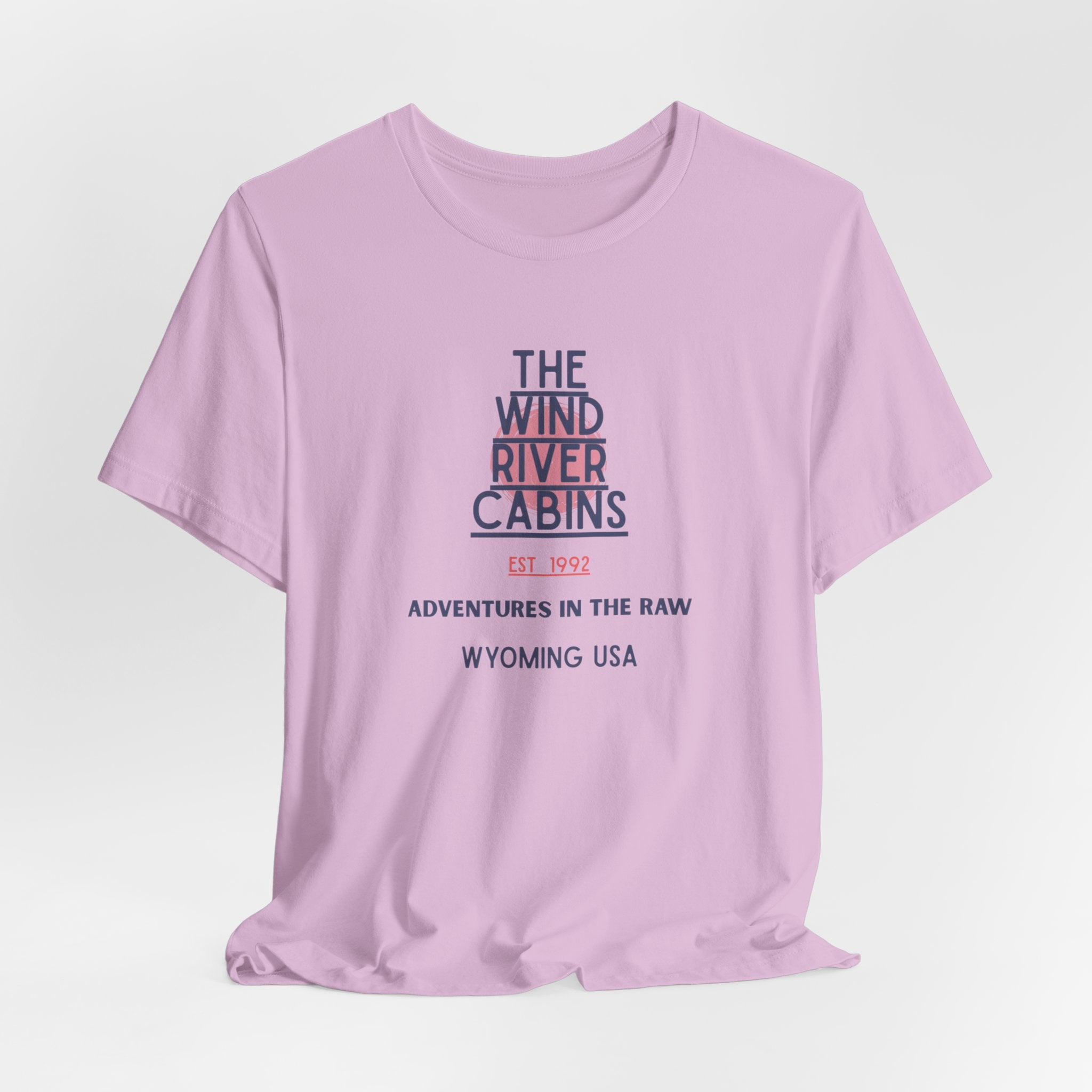 Wind River Cabins Adventure  (Clothing Optional Resort) Tee | Unisex Jersey Short Sleeve Shirt for Outdoor Enthusiasts, Travel Gifts, Cabin Decor, Nature Lover [...]