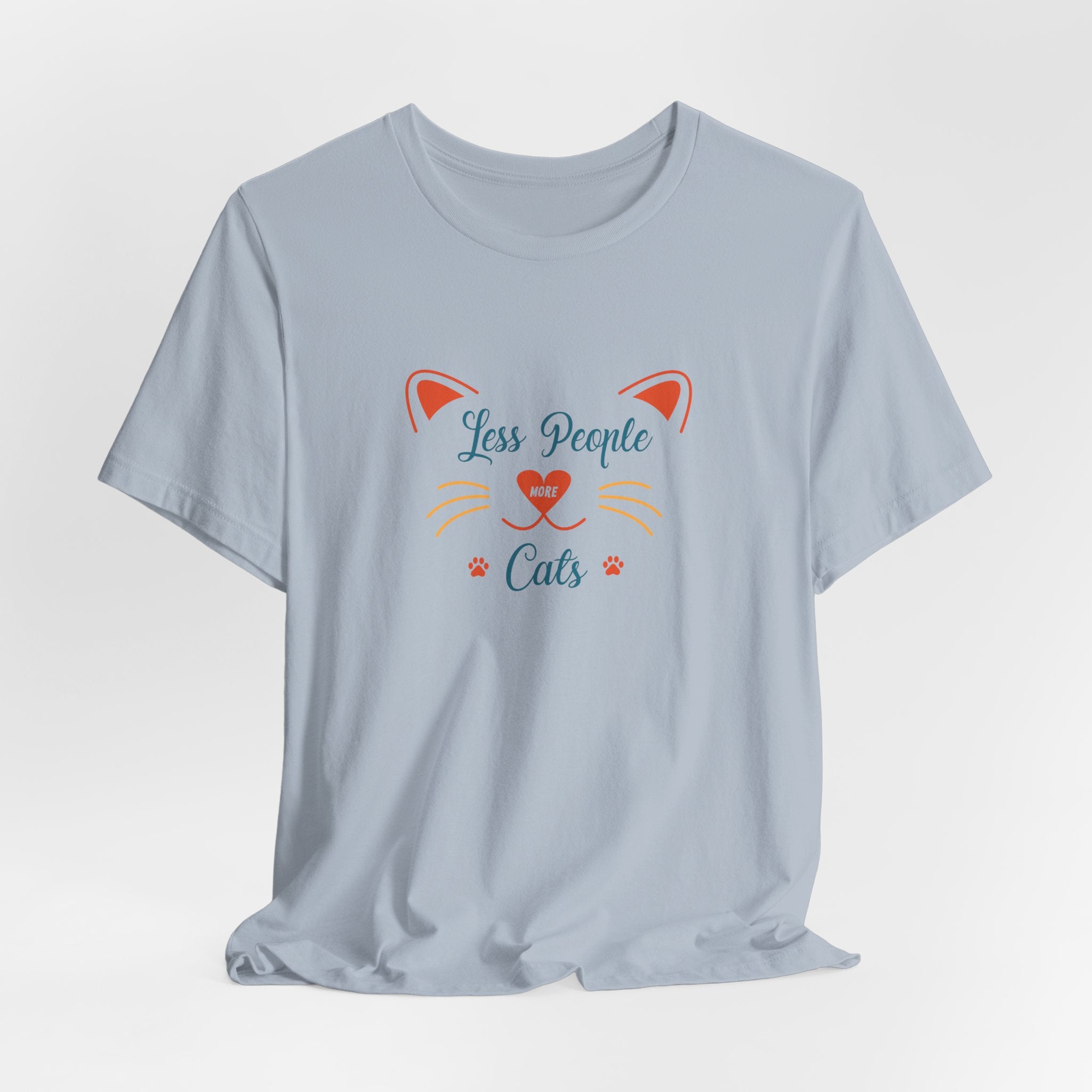 Cute and Funny Cat Lover Unisex Heavy Cotton Tee, Perfect Gift for Cat Owners, Funny Cat Shirt, Animal Lover Apparel, Birthday Gift for Pet Lovers