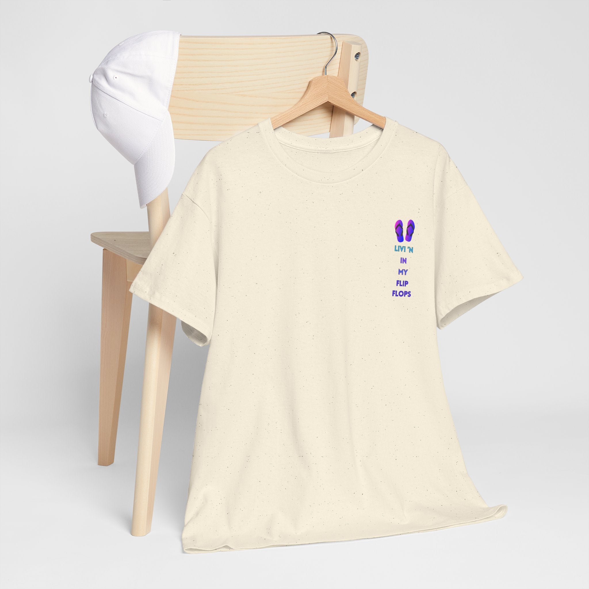Proclaim to all that you are  Livi'n In My Flip Flops Unisex T shirt   Keep Summer in your attitude, all year long
