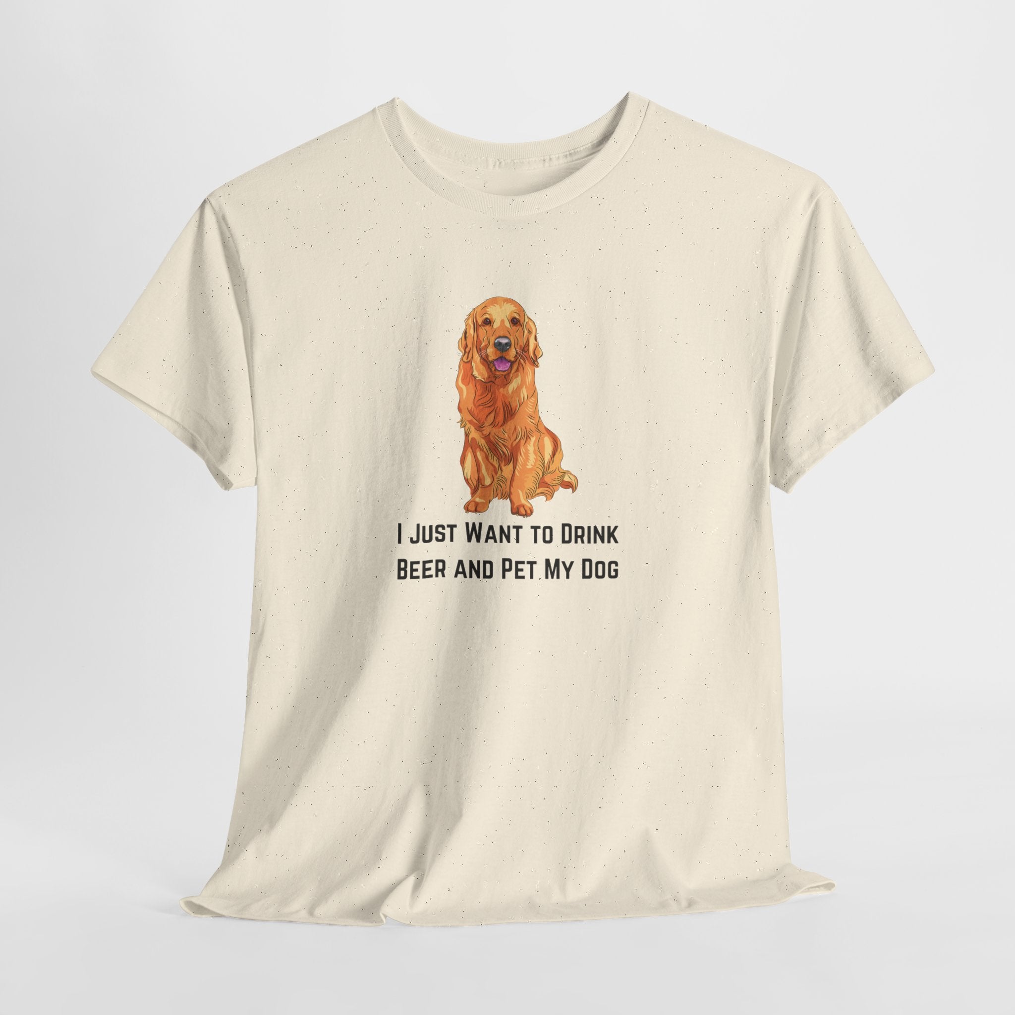 Funny Dog Lover Tee, I Just Want to Drink Beer and Pet My Dog Shirt, Perfect Gift for Dog Owners, Casual Wear for Pet Lovers, Great [...]