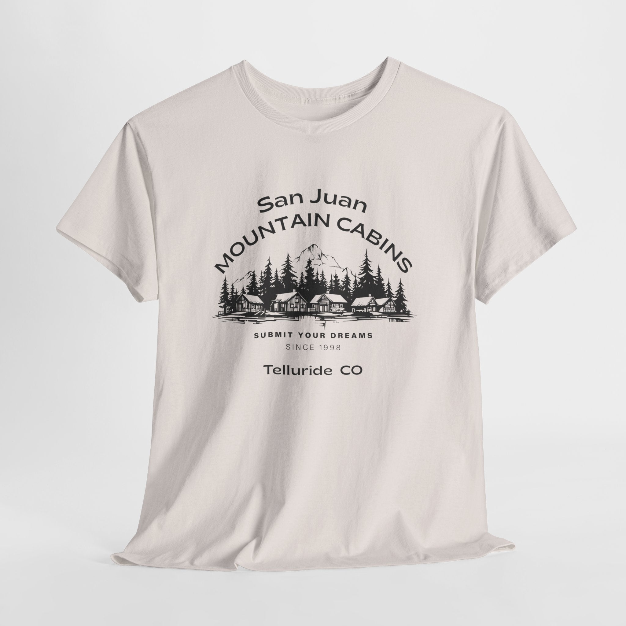 Ultra Exclusive San Juan Mountain Cabins Telluride, Colorado Unisex Tee -