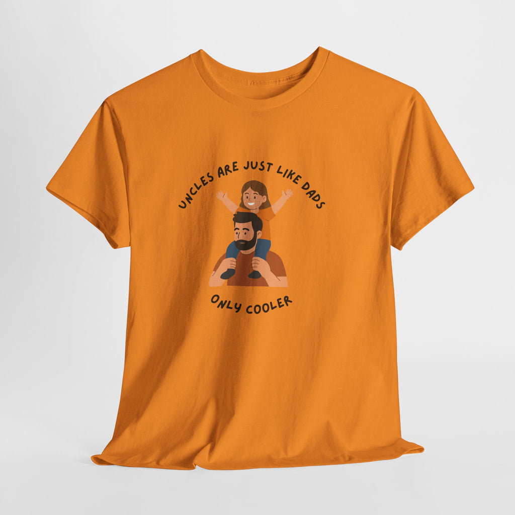 Fun Cool Uncles  (Adult Sizes Available) Tee Shirt  - Unisex Heavy Cotton