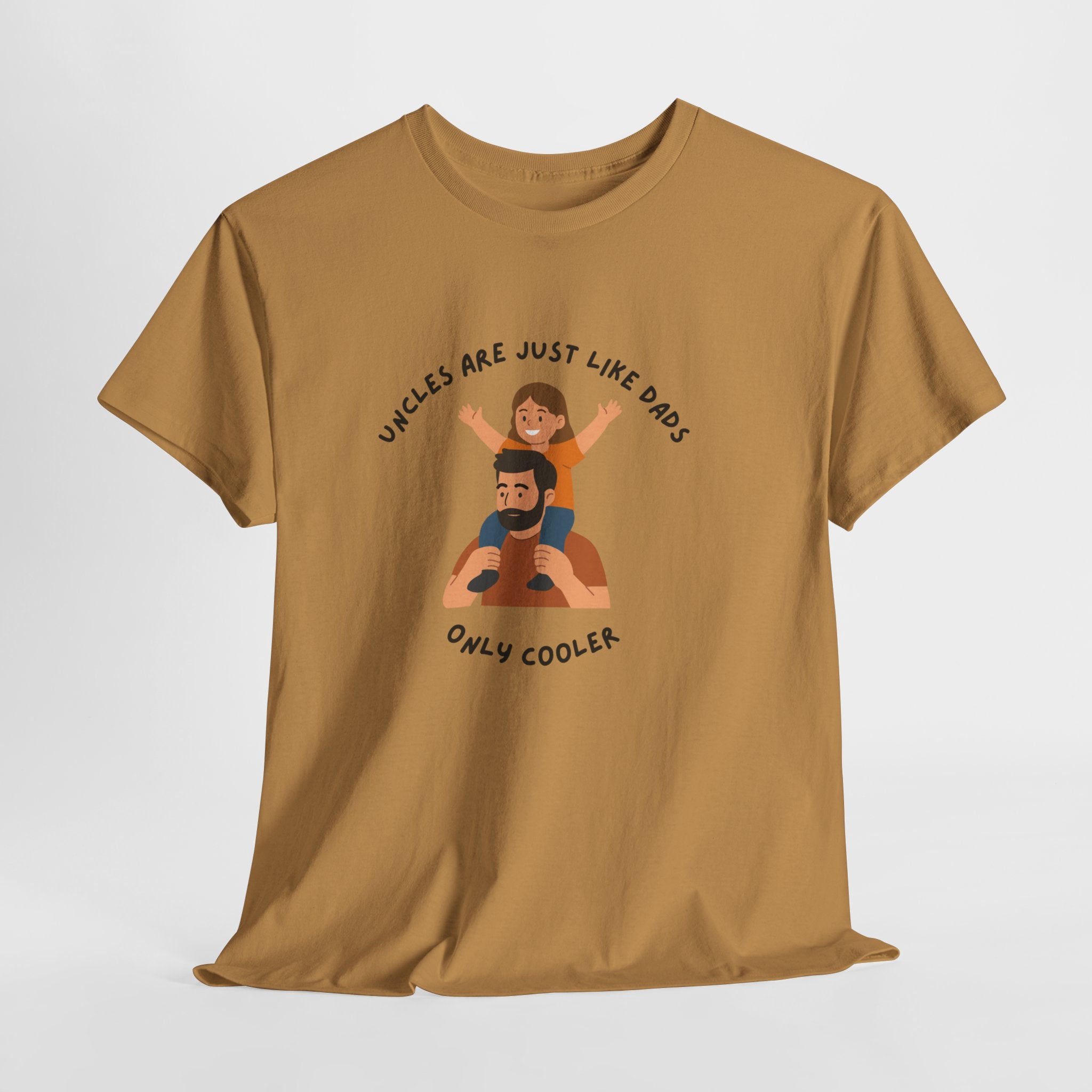Fun Cool Uncles  (Adult Sizes Available) Tee Shirt  - Unisex Heavy Cotton