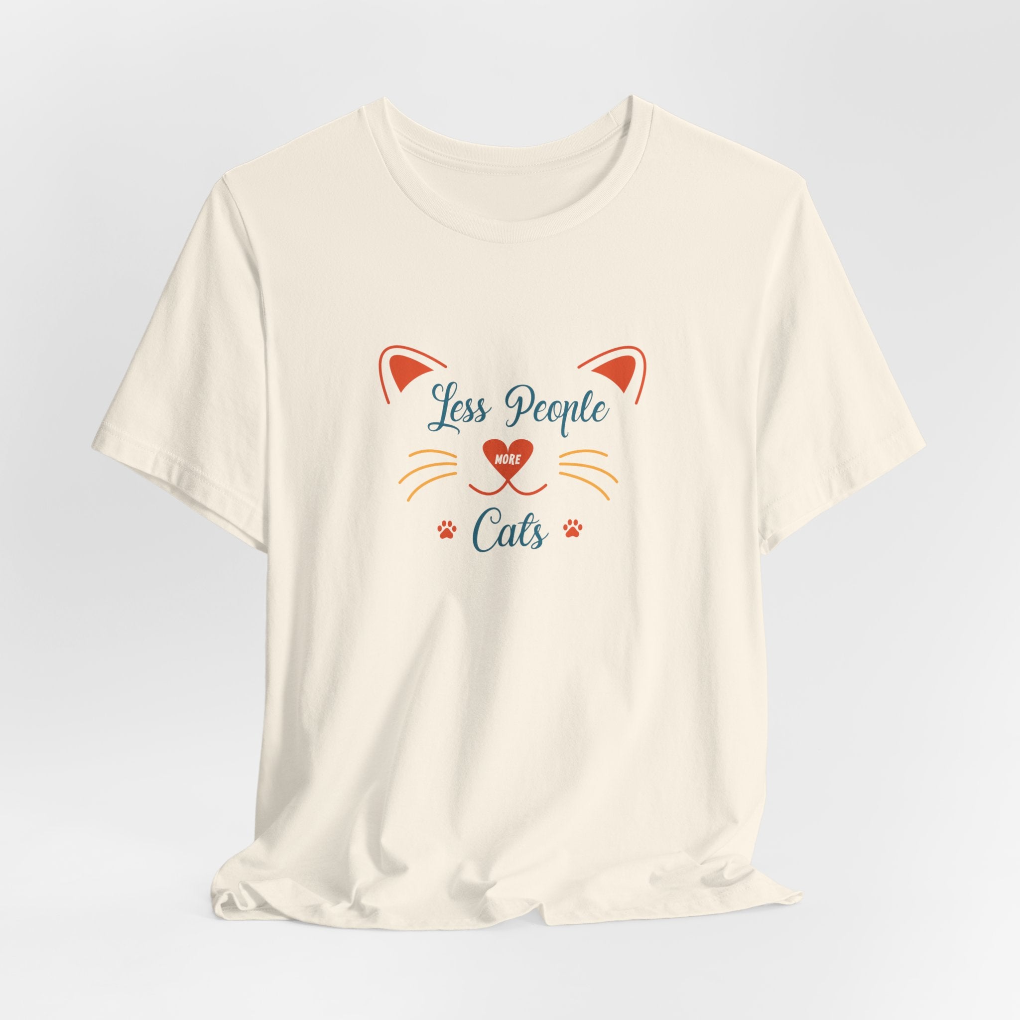 Cute and Funny Cat Lover Unisex Heavy Cotton Tee, Perfect Gift for Cat Owners, Funny Cat Shirt, Animal Lover Apparel, Birthday Gift for Pet Lovers