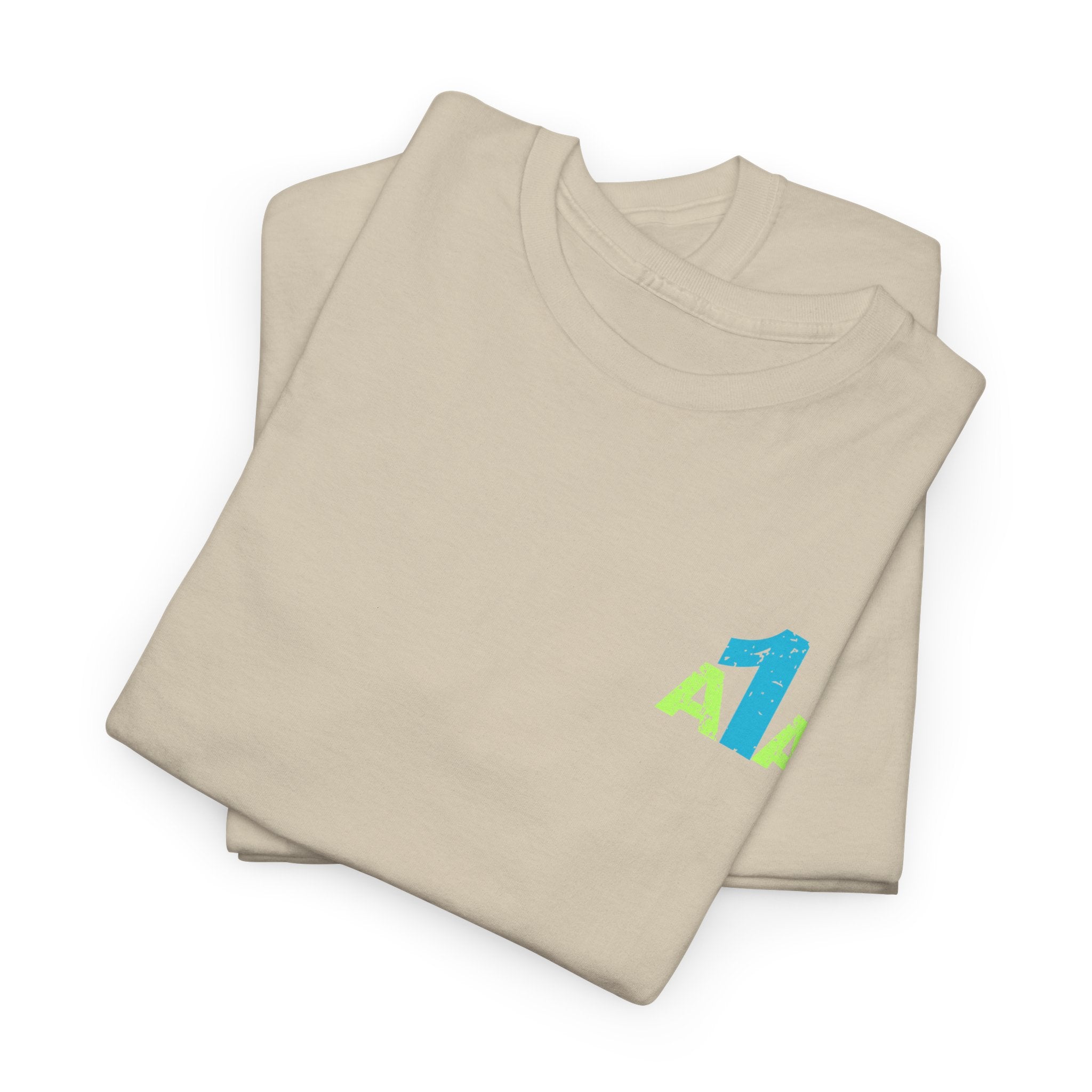 Classic Distressed A1A Logo Unisex Heavy Cotton Tee — Highway Tippin all the way to Key West on A1A