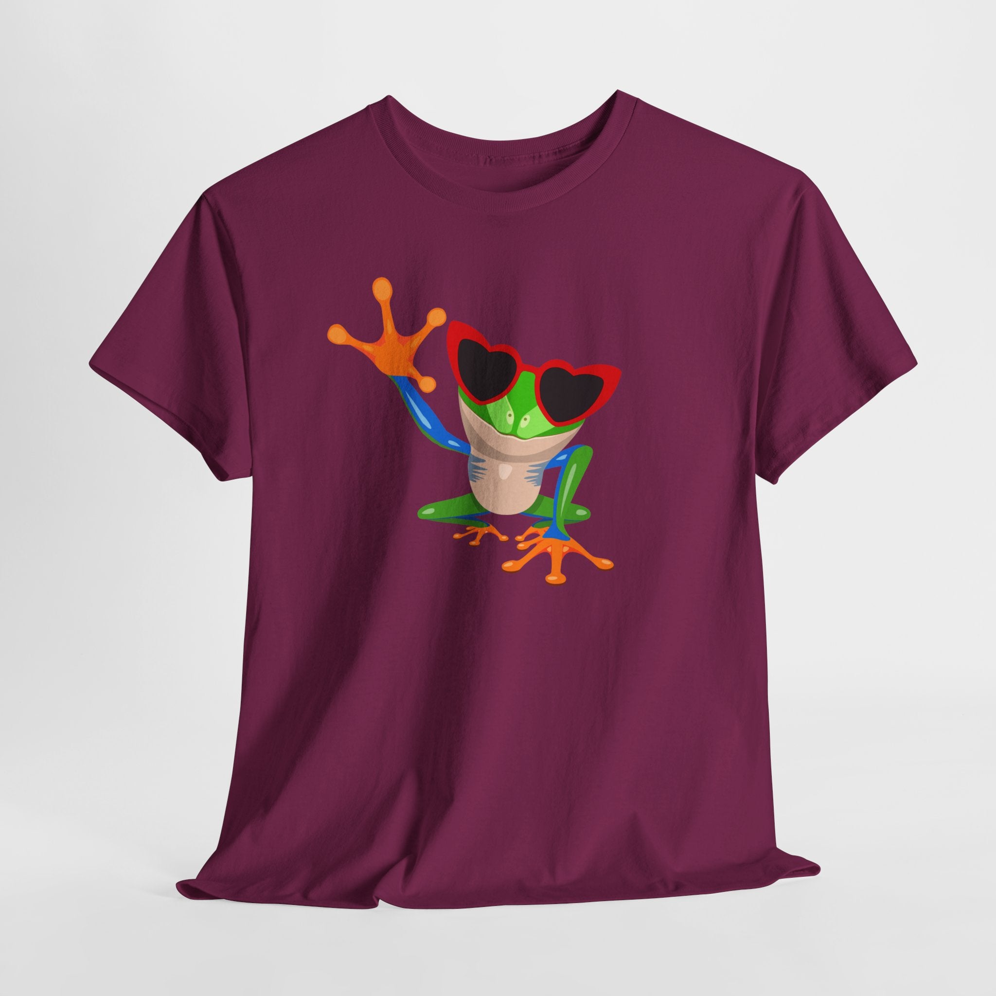 Cool Quirky Love Ya Tree Frog Graphic Tee, Unisex T-Shirt, Kids Birthday Gift, Fun Summer Wear, Festival Outfit, Eco-Friendly Apparel